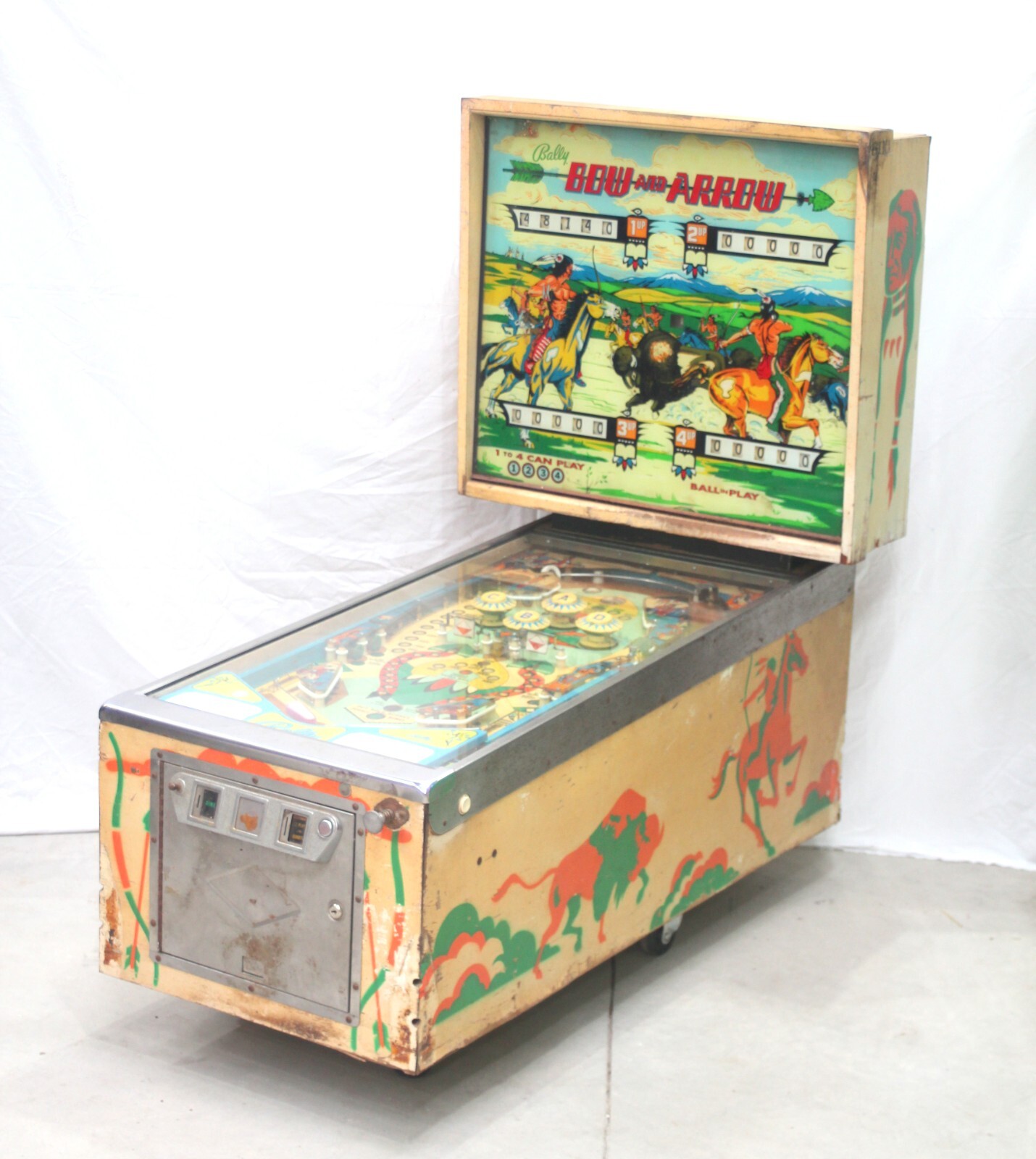 Bow and Arrow Pinball Machine (Bally, 1974)