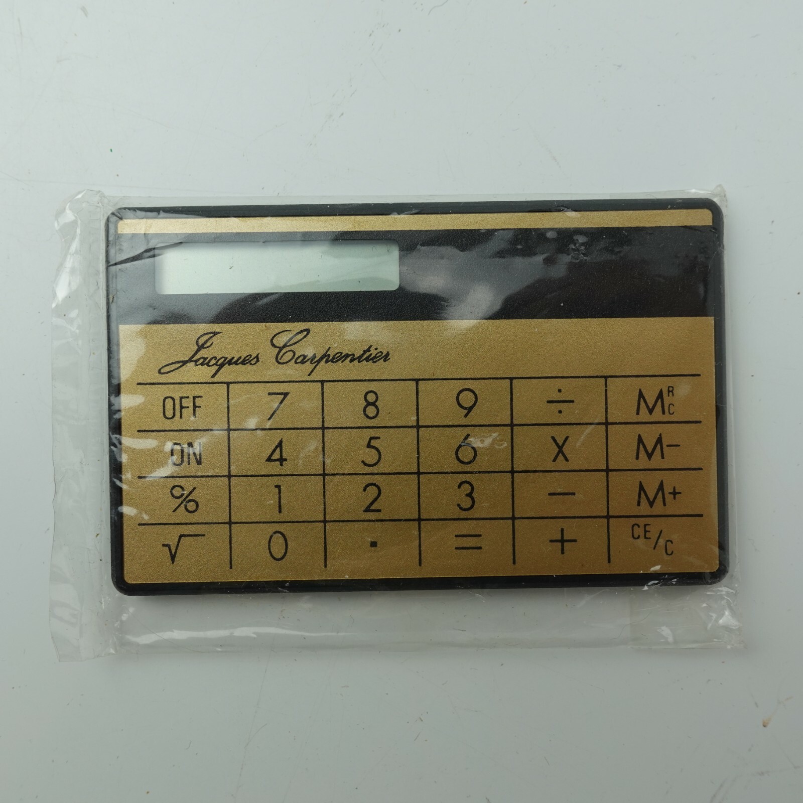 Vintage Jacques Carpentier Digital 3" Calculator New (Works)