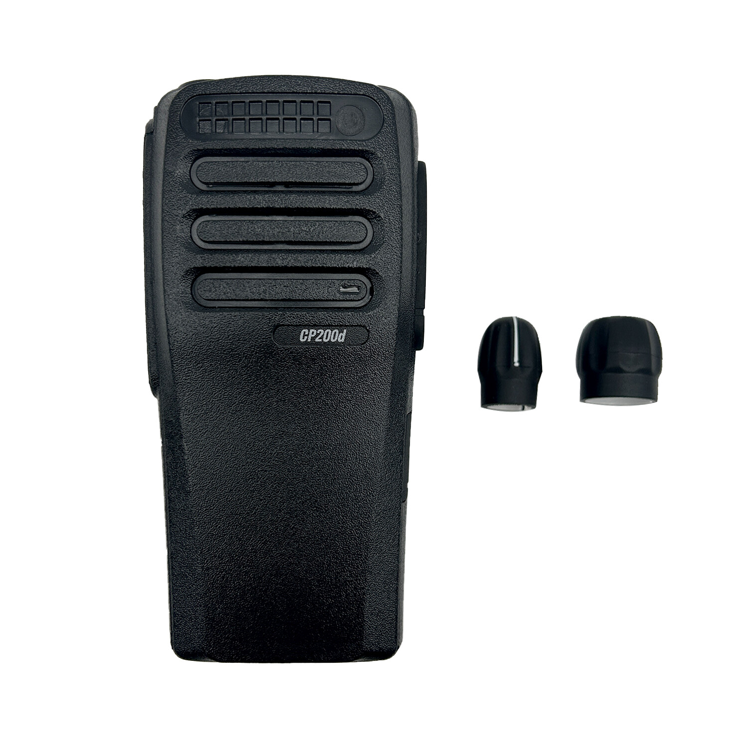 New Front Case Housing ish Kit Replacement for PMLN7210 CP200d Radio Black