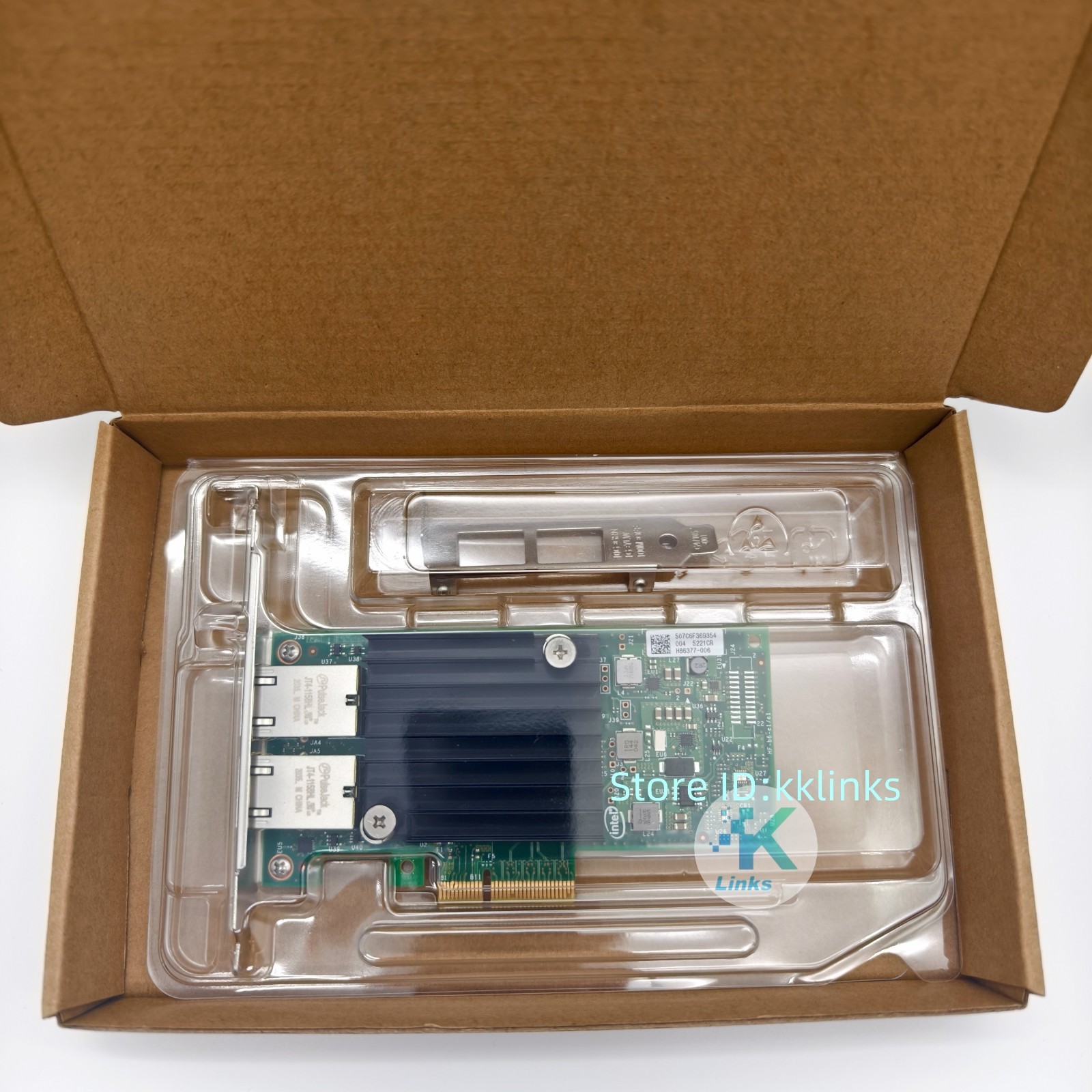 Intel X550-T2 10G PCIe3.0x4 Dual-port RJ-45 Converged Network Adapter  X550T2BLK