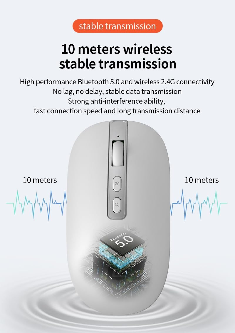 Smart Voice Typing Wireless Bluetooth Mute Mouse