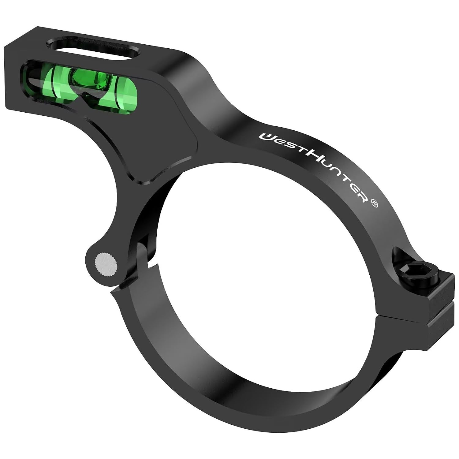 30mm Matte Black Riflescope Level Hinged Descent Bubble Level for 1 inch Tube