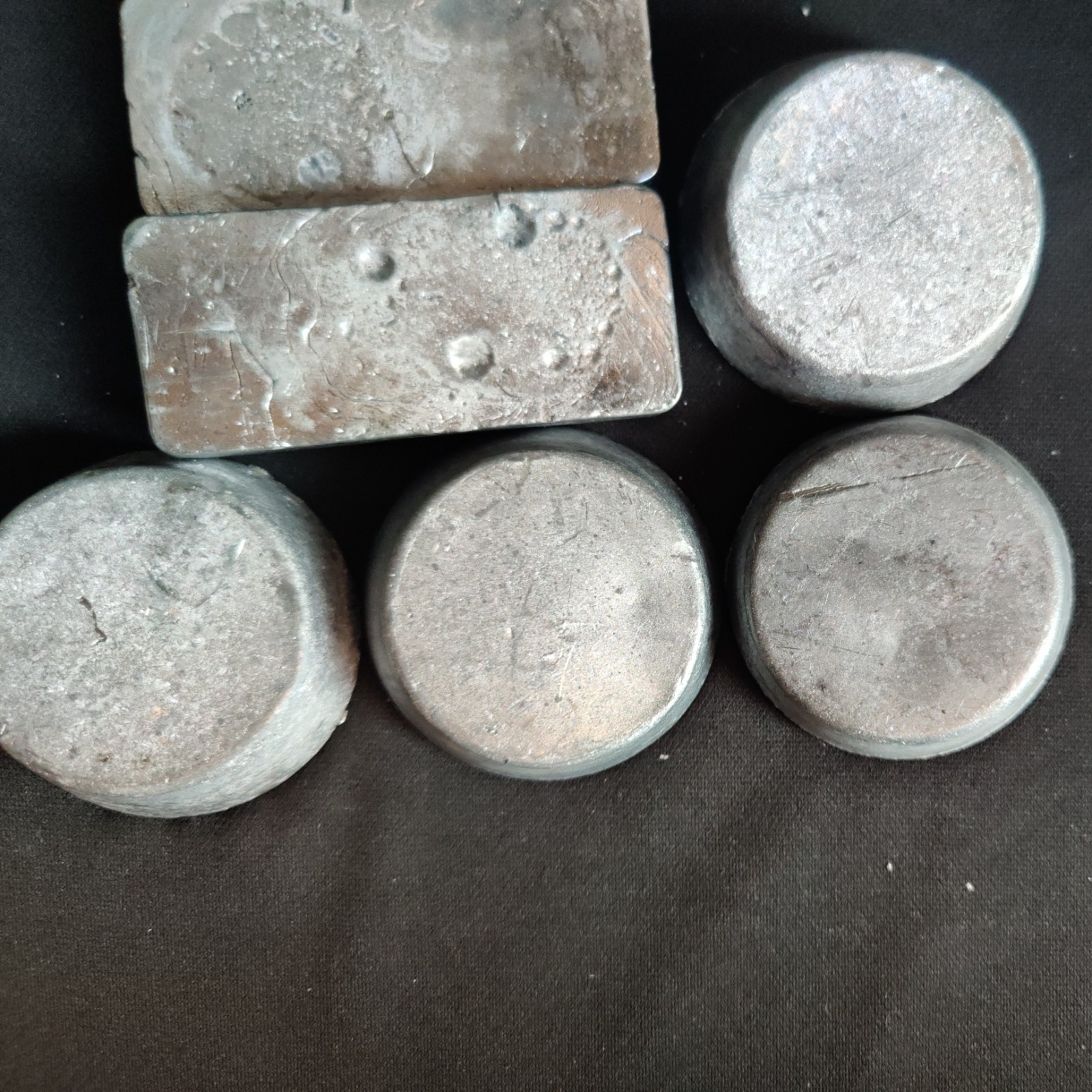 lead ingots 10+ lbs from tire weights
