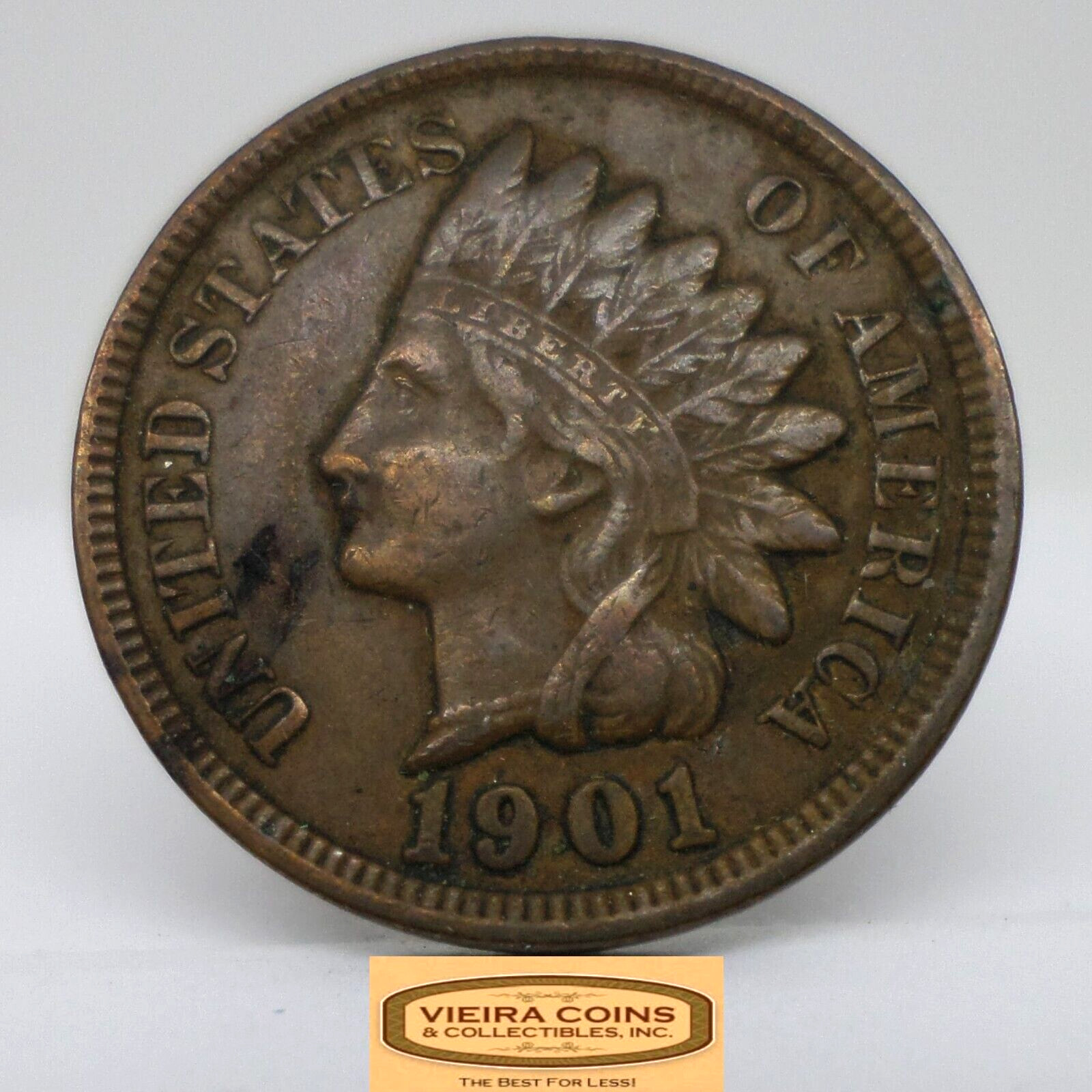 1901 Indian Head One Cent, Full Liberty - #C30211NQ