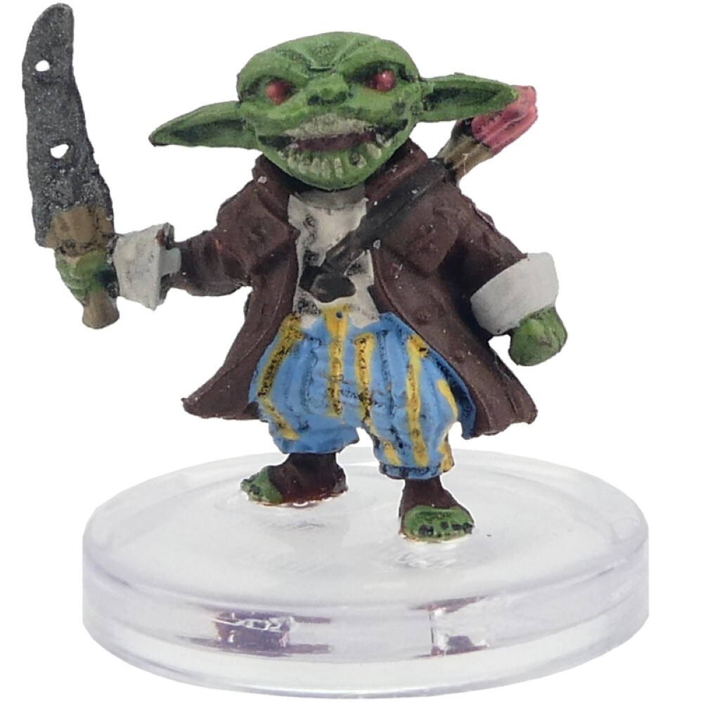 D&D Pathfinder Mini Bestiary Unleashed 02 Goblin Warchanter Dogslicer
