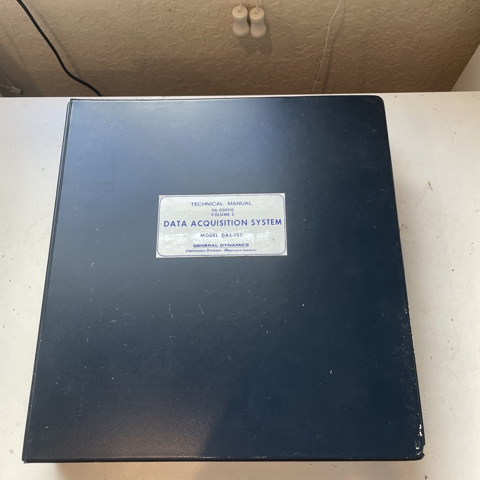General Dynamics Technical Manual 06-000110 V1 Model DAS-150 1970