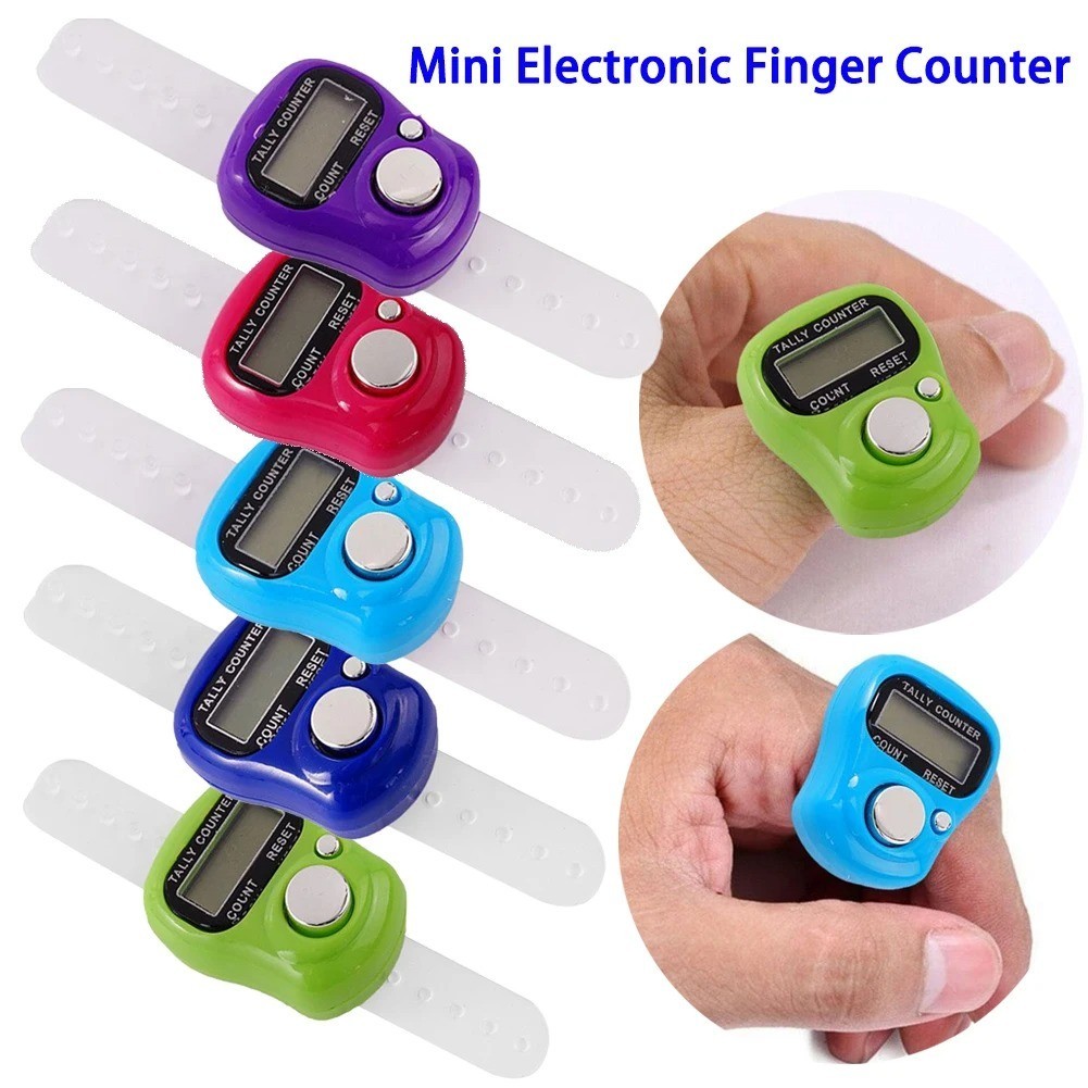 Digital Finger Counter Ring Hand Tally Clicker Knitting Row Counter