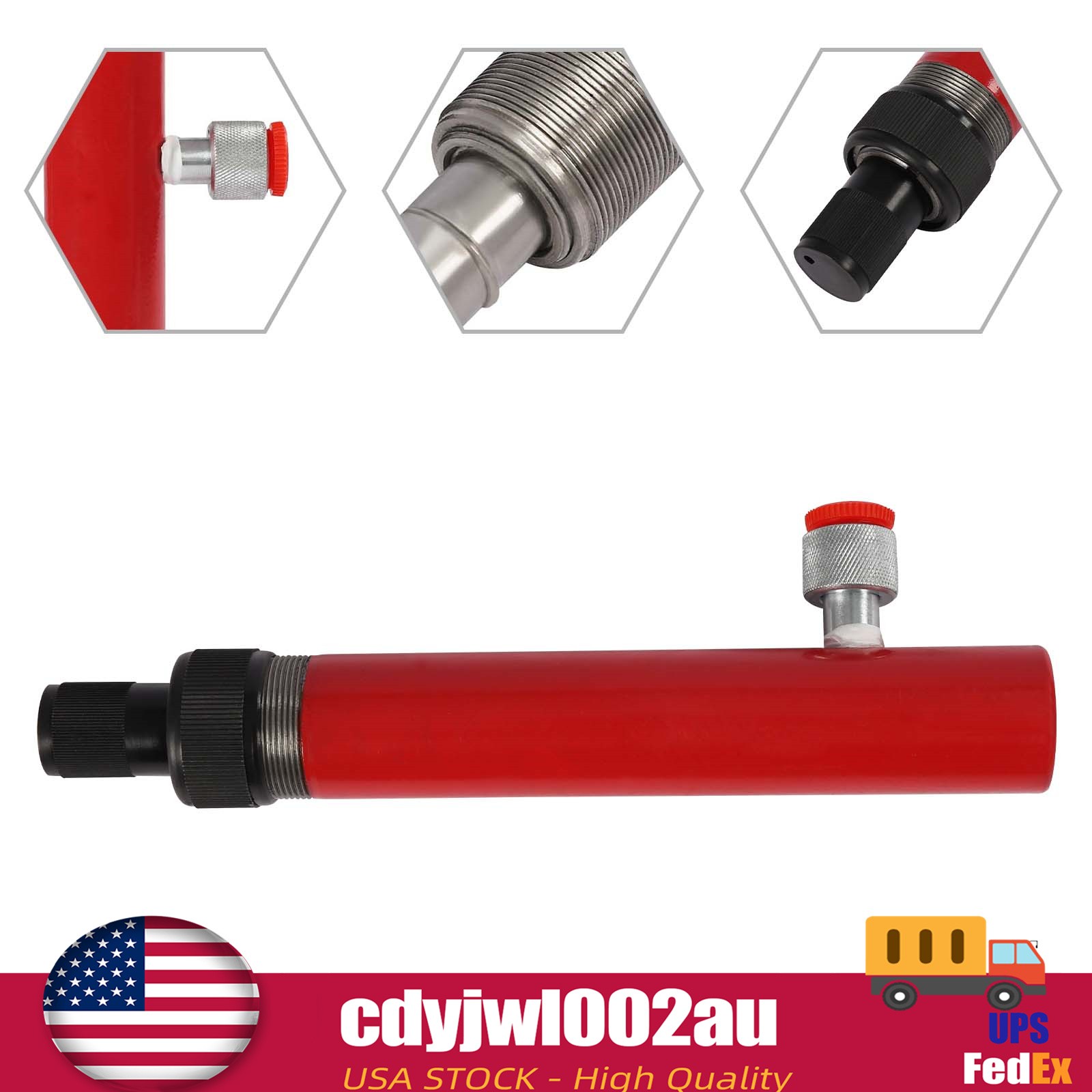 4 Ton Ram Lift Hydraulic Porta Power Type Cylinder Auto Body Shop Repairment