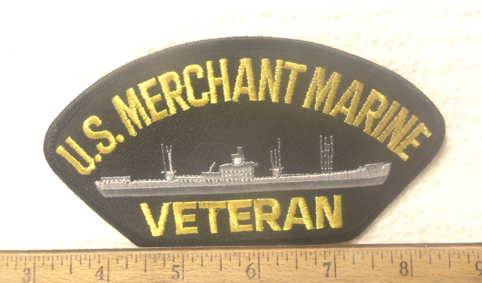 U.S. Merchant Marine Veteran Embroidered Patch