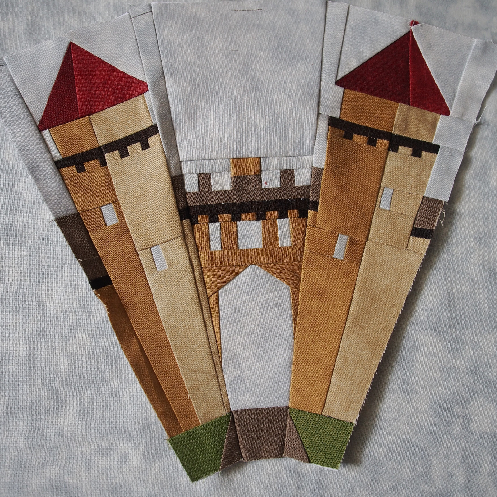 IkorniQuilt: Inner City mystery BOM. Foundation Paper Pieced blocks PDF Download