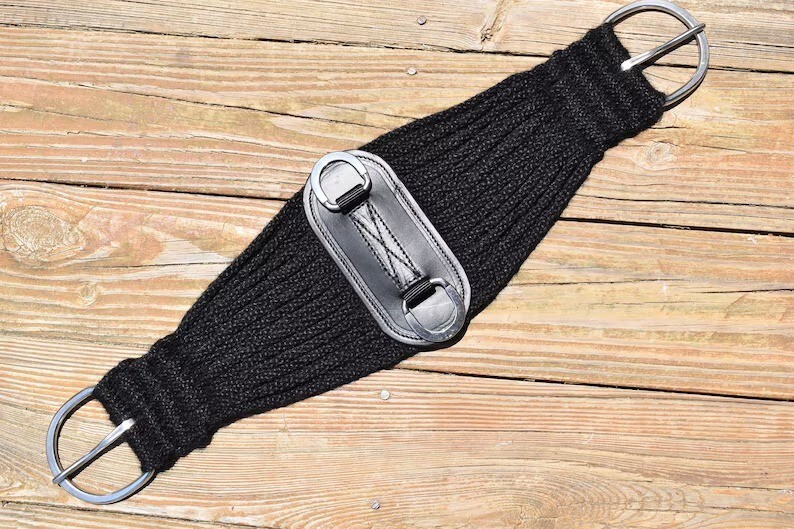 Mohair Cinch, 27 strand Mohair Girth, Mohair Roping Cinch, Western Roper GIrth,