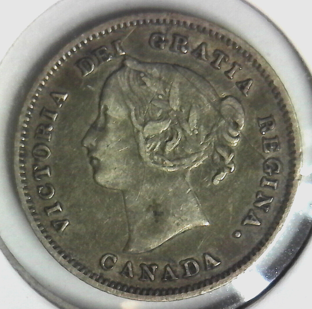 1901 Canada 5 Cent Very nice coin includes free shipping in the US