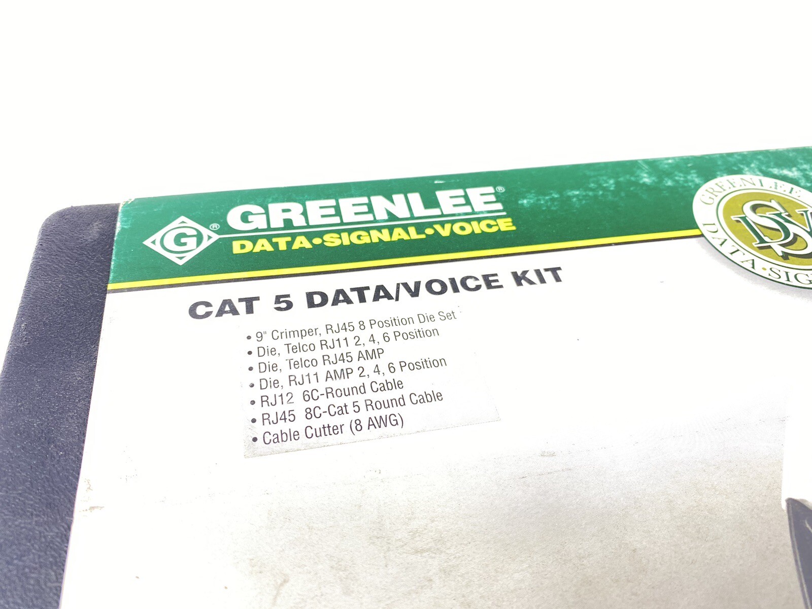 Greenlee 46001 Data Voice CAT 5 Data / Voice Kit Excellent Condition!