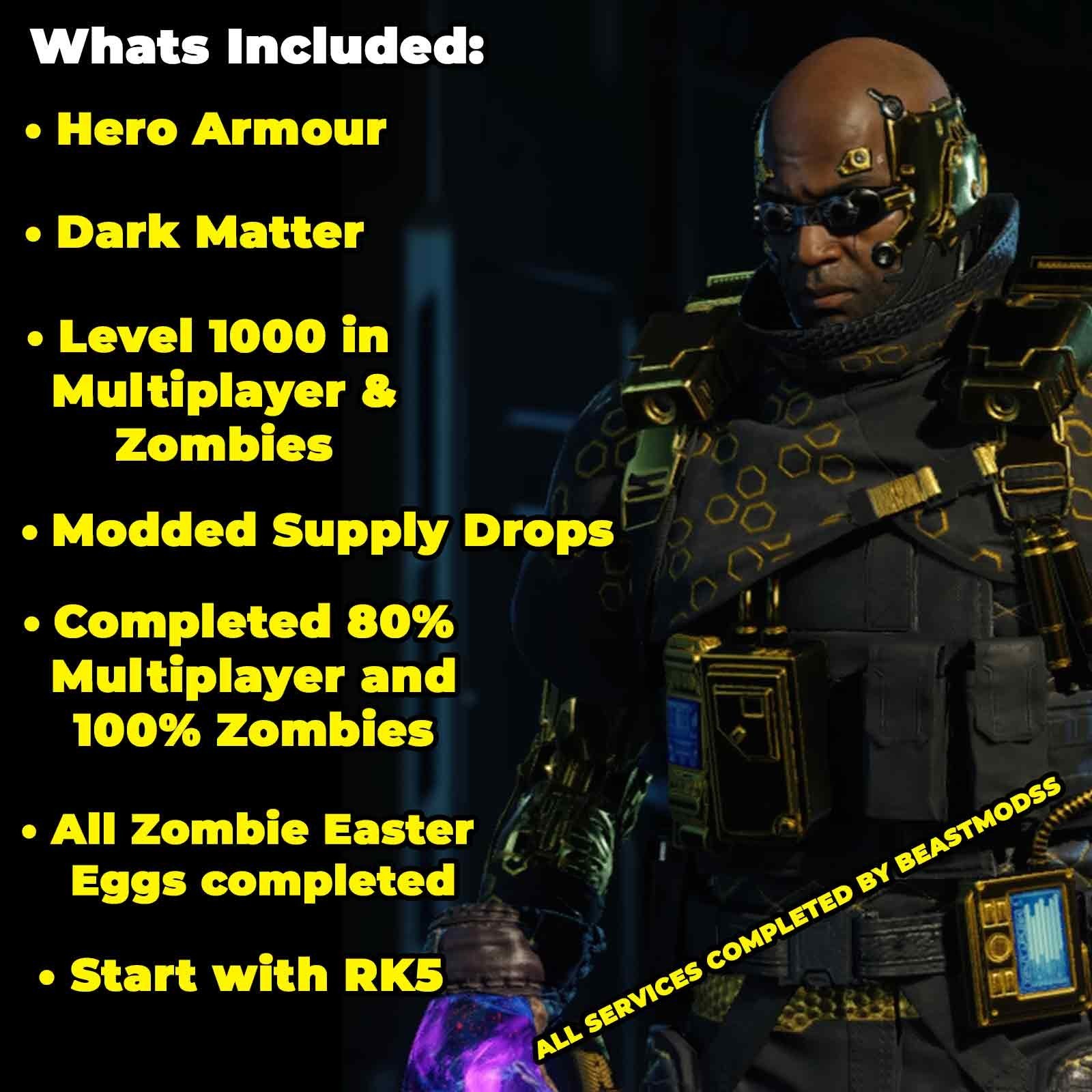 CHEAP GODMODE BLACK OPS 3/BO3 LEVEL 1000 MULTIPLAYER + ZOMBIES | PS4/PS5