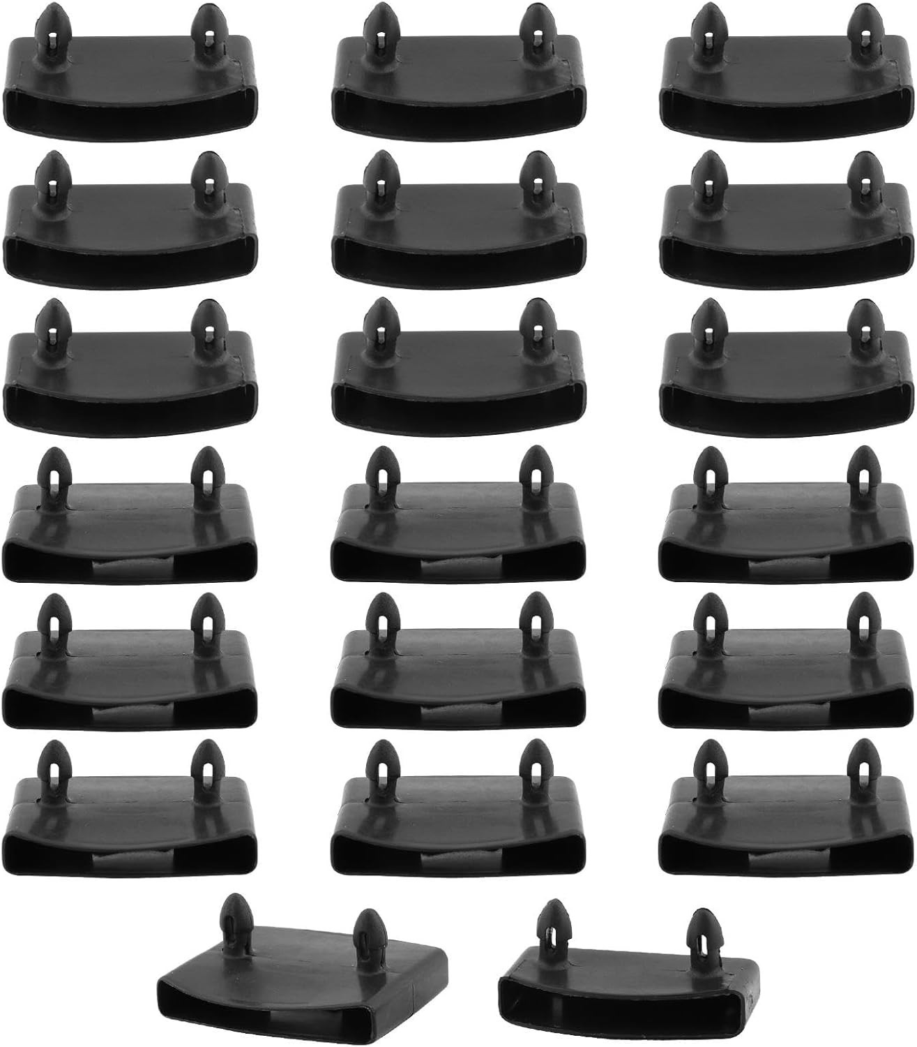 20Pcs 54X10Mm Plastic Replacement Bed Slat Plastic Centre Caps Holders for Holdi