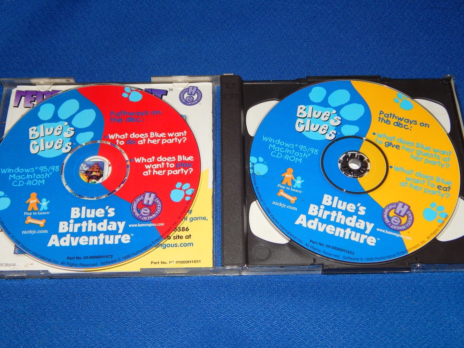 Blue's Clues Birthday: A Learning Adventure 2-Disc Windows/ Mac CD-ROM
