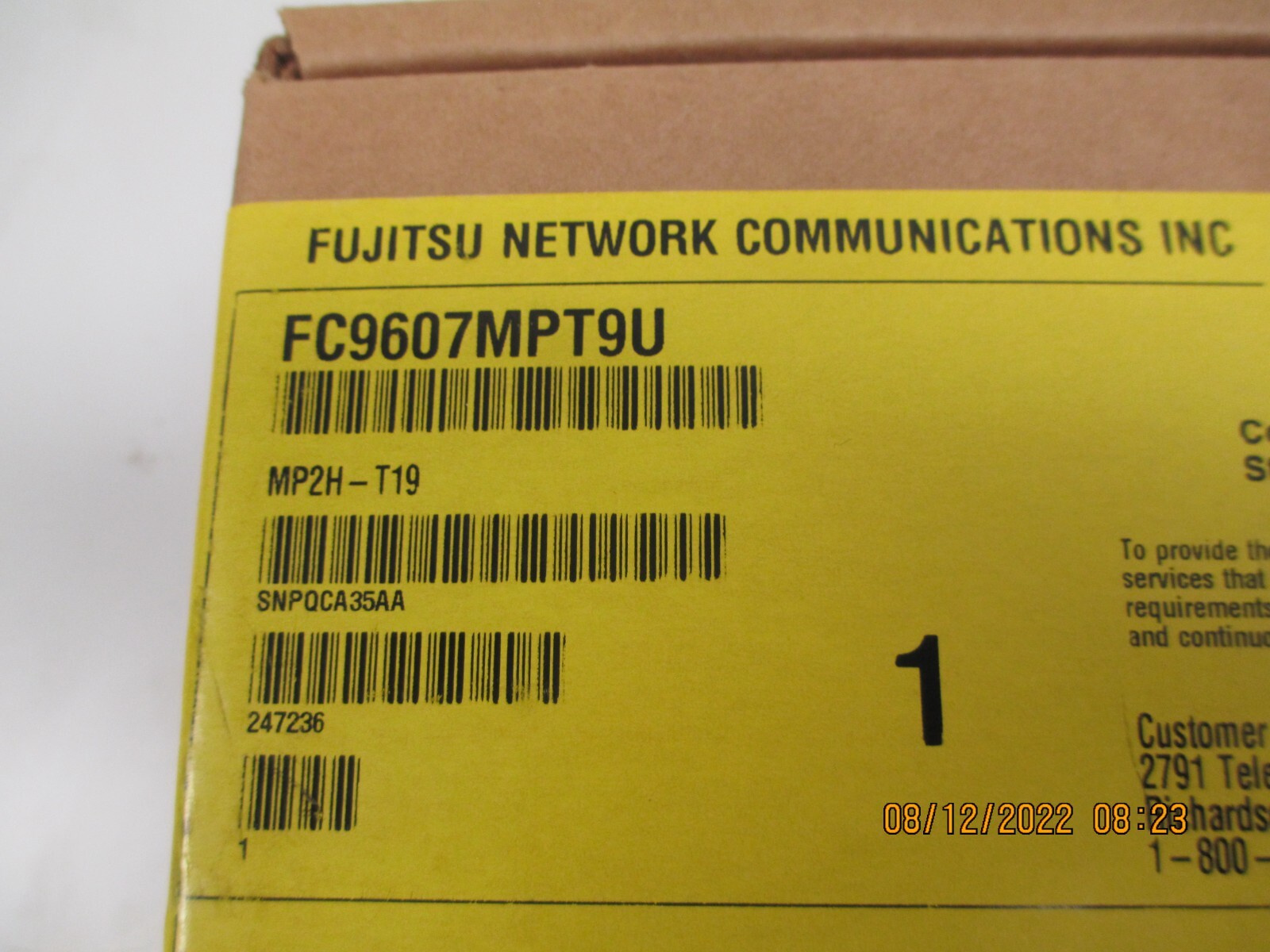 Fujitsu Network Communications FC9607MPT9U