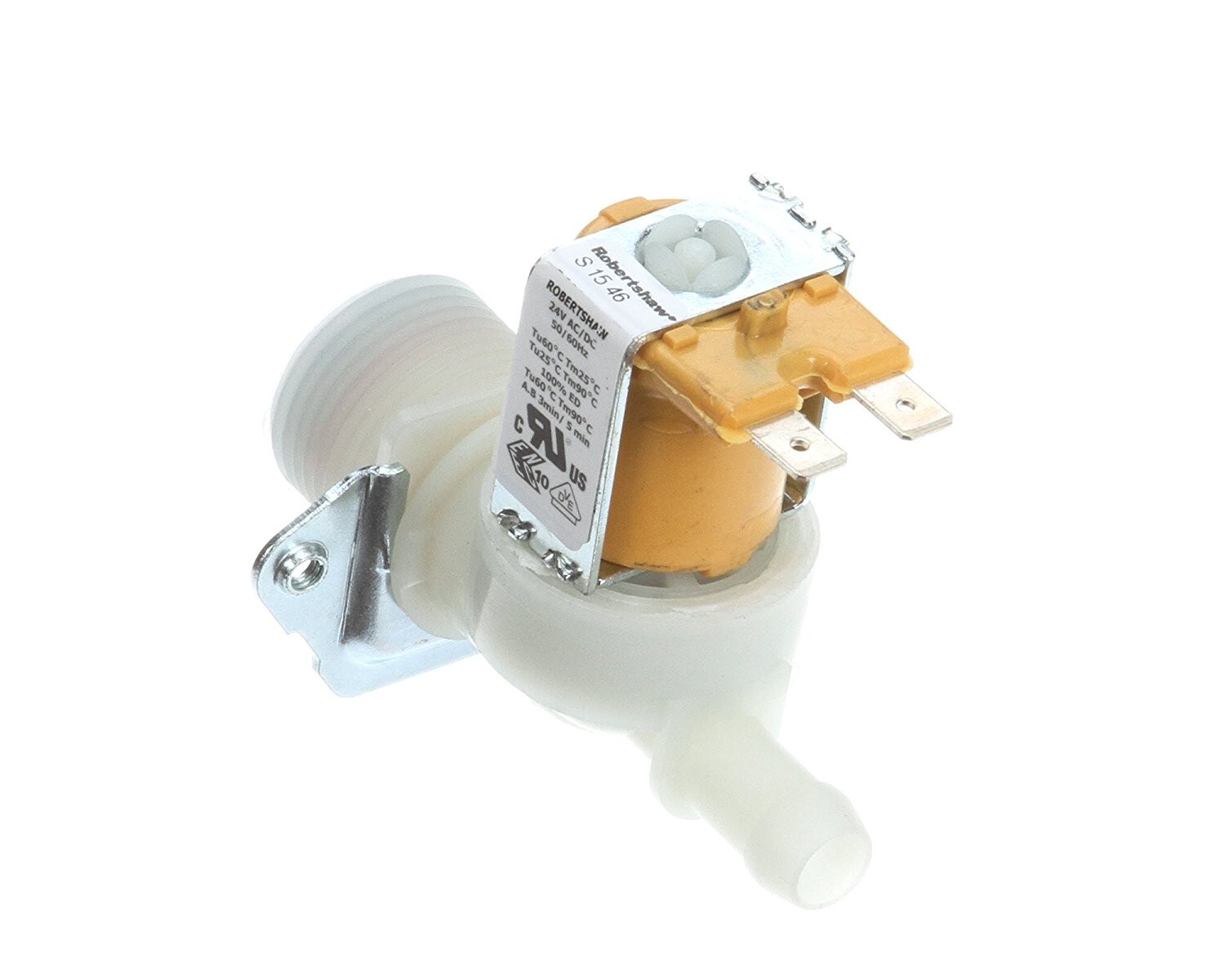 Fetco 1057.00043.00 Solenoid Valve, (5.5L/Min Inlet Flow Reg) 180Deg/24VDC