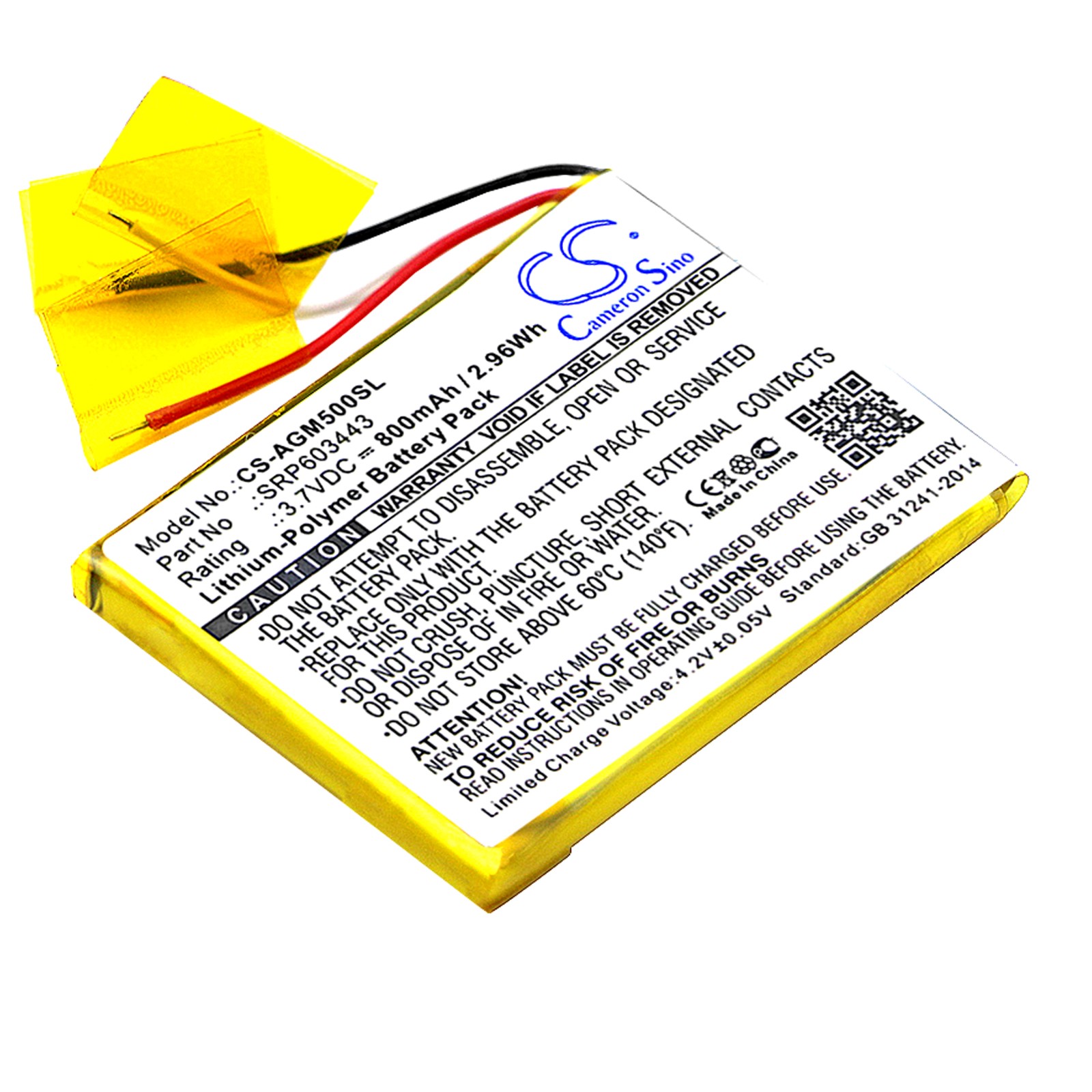 Battery for Astro SRP603443 A50 Gaming Wireless Headset PS4 XBOX NEW