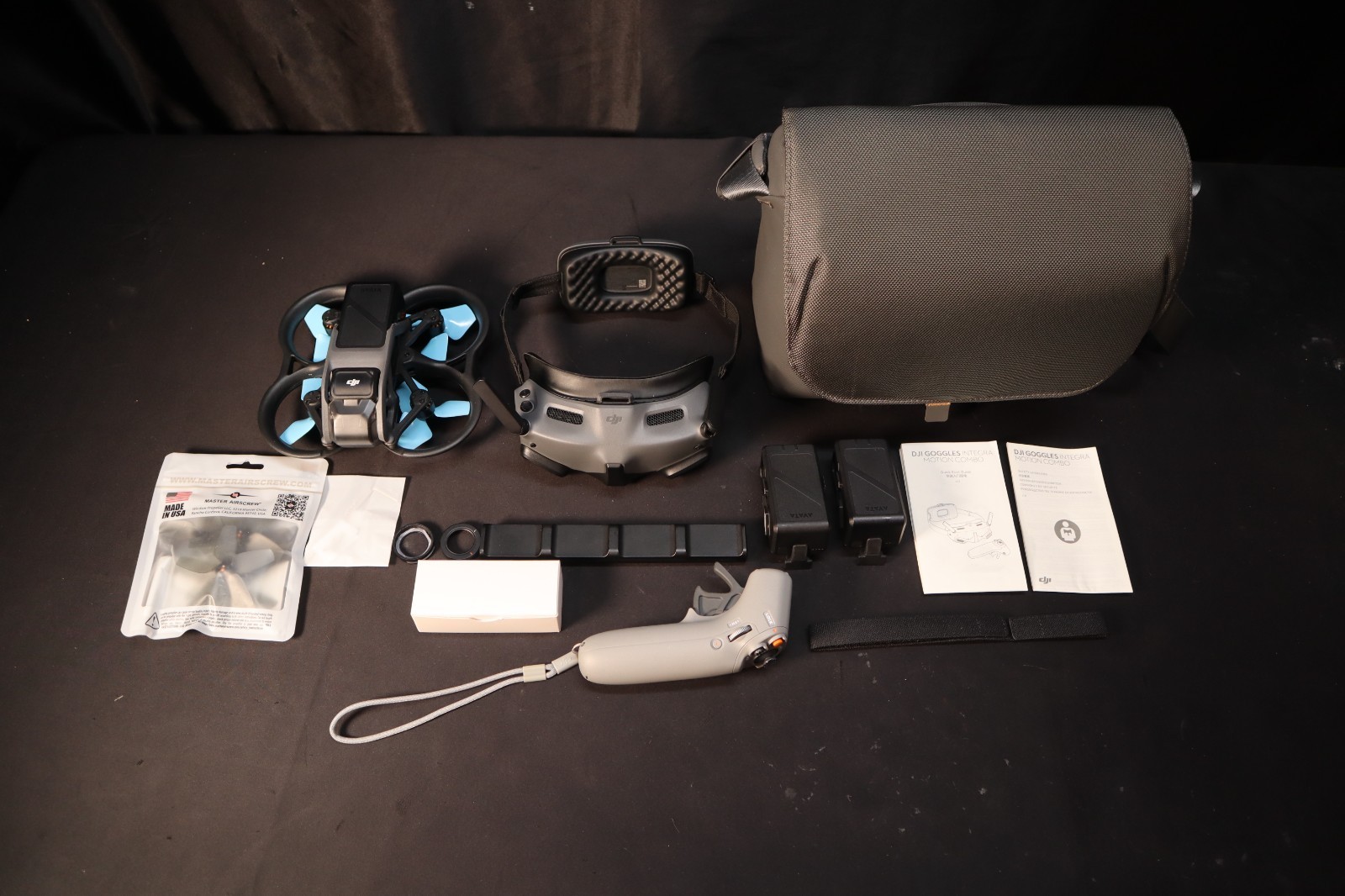 DJI Avata One Drone W/ Drone Goggles V3 Joystick Accessories SEE DESC Tested