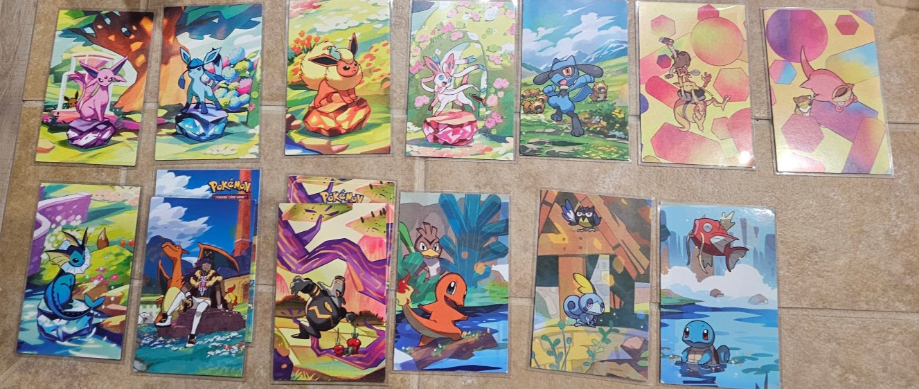 Pokemon Mini Tin Art Cards Sleeved You Choose Prismatic 151 Galar Kanto Pals