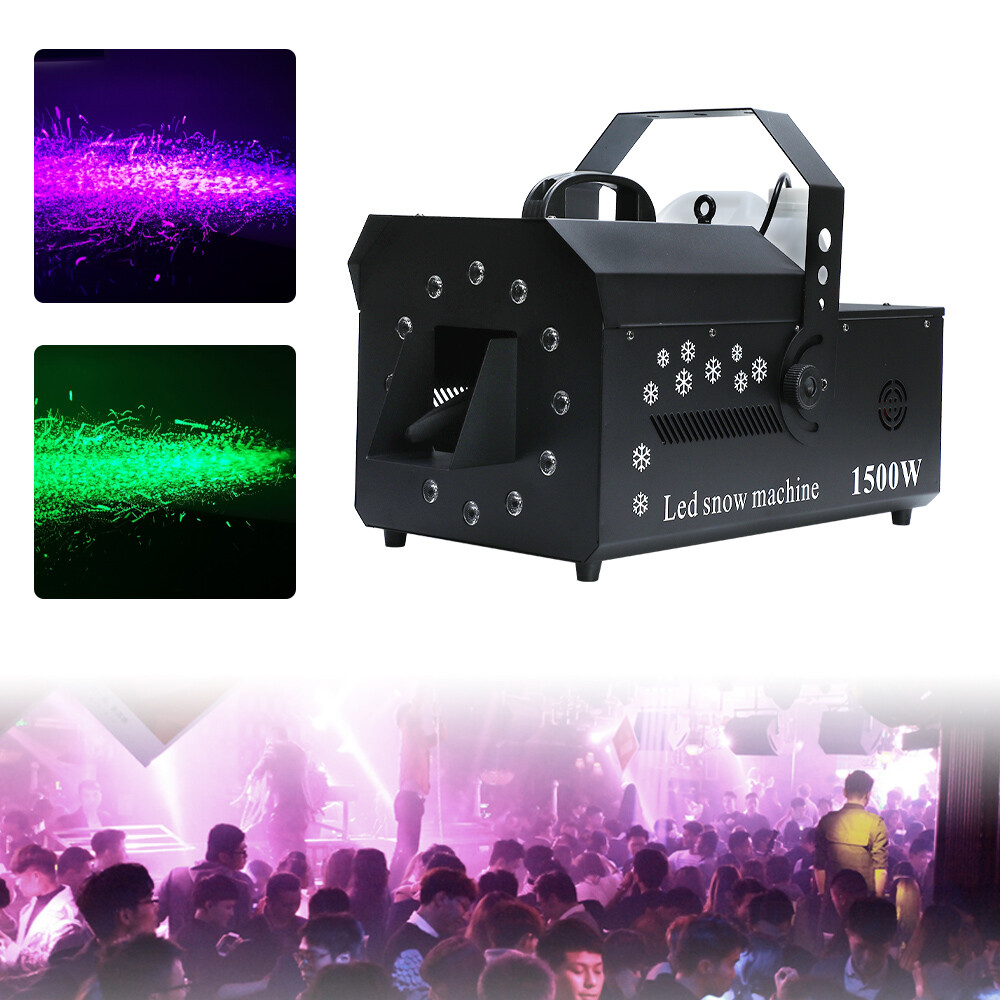 Snow Machine Stage Show Effect Fake Snowflake Maker For Disco Party DMX 1500W