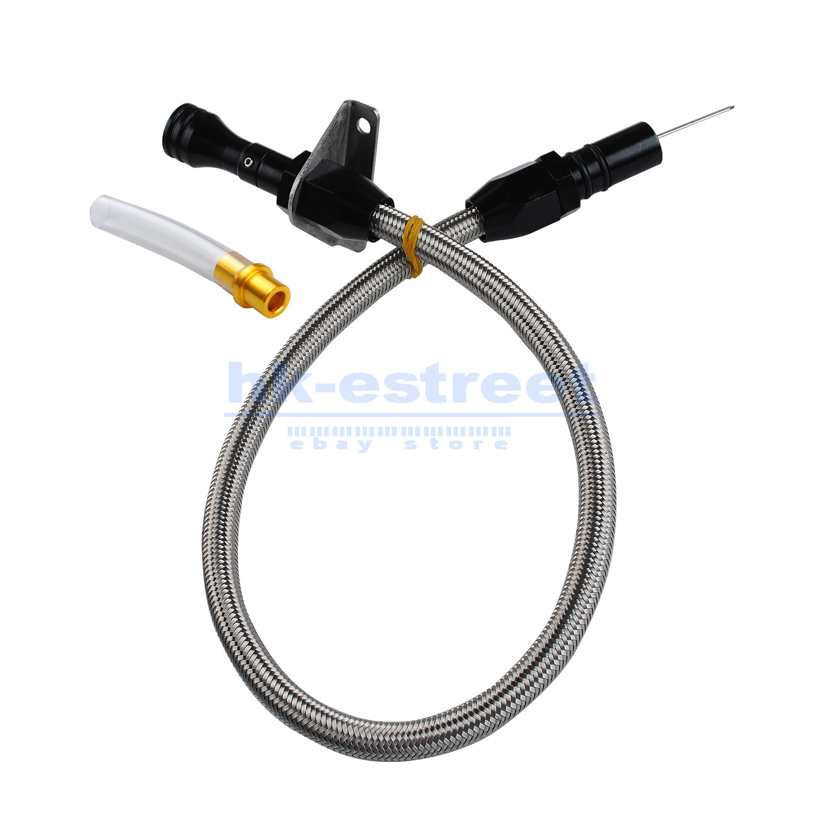 For Ford AOD Flexible Chrome Stainless Steel Transmission Dipstick AODE 4R70W US