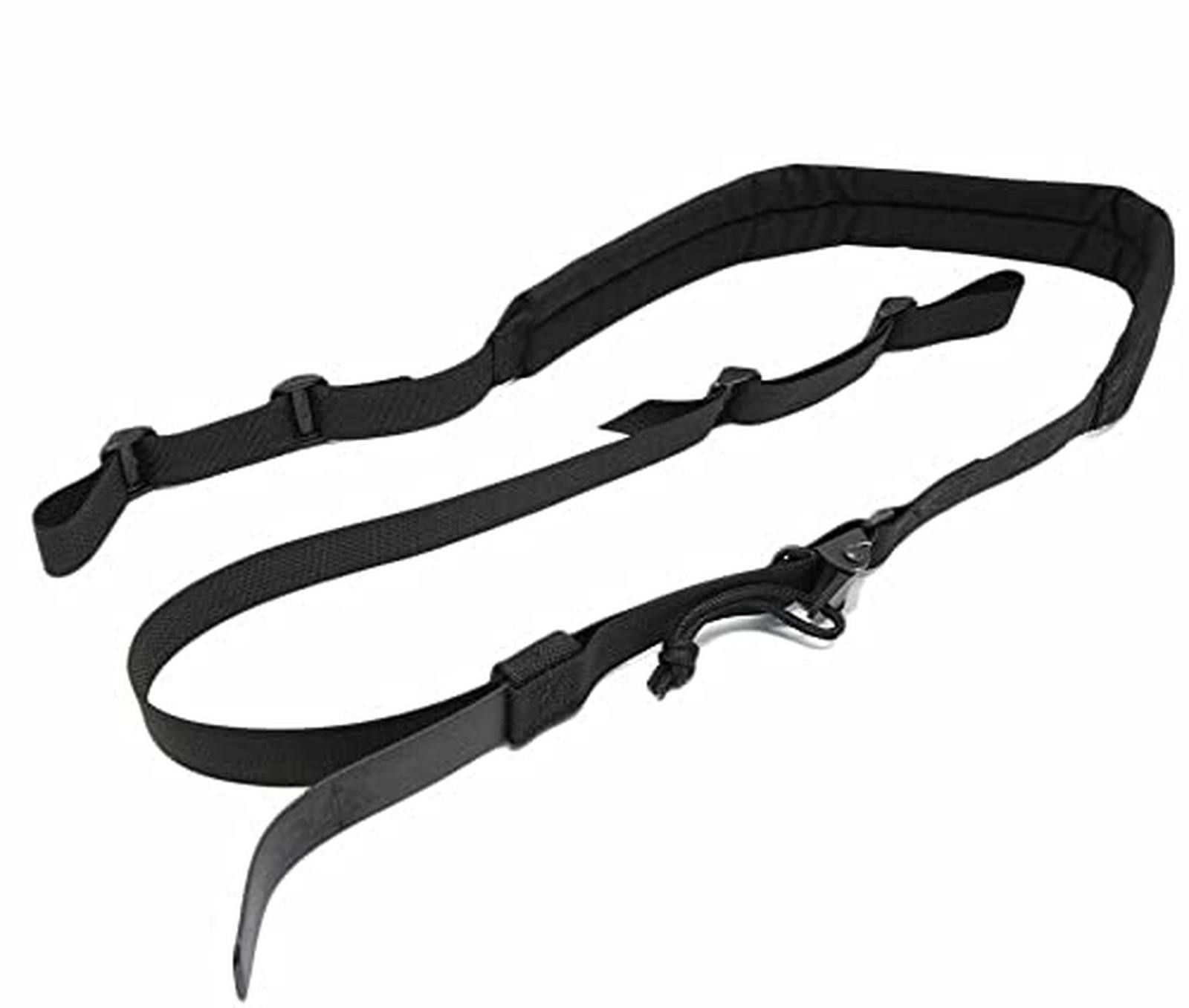 VTAC Wide Padded 2 Point Hydura Sling & American Flag Decal, Variations Black