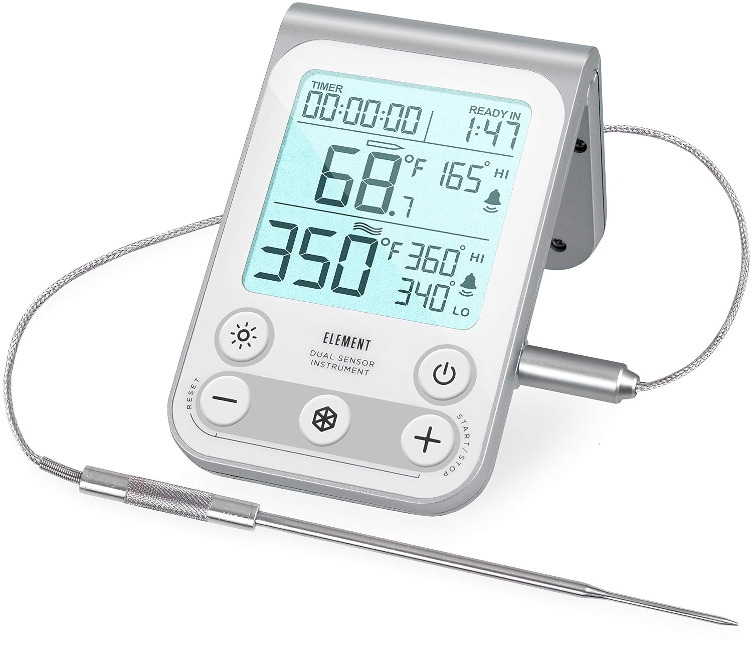 OVT02 Element Digital Oven Thermometer for Oven, Grill, and Smoker Includes Dual