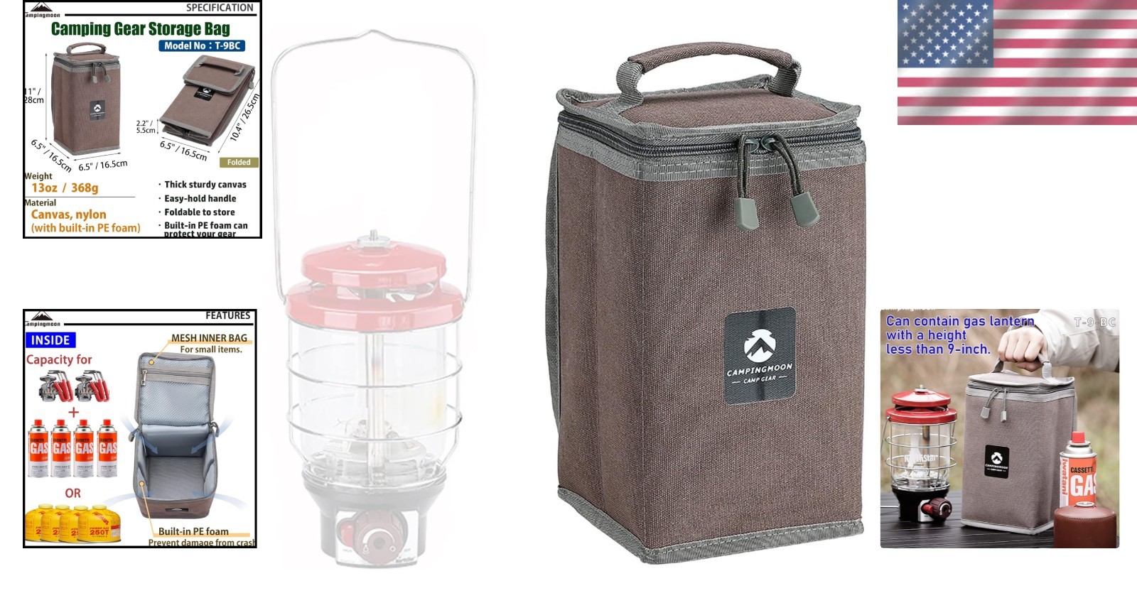 VersaGuard Camping Lantern & Gear Storage Case