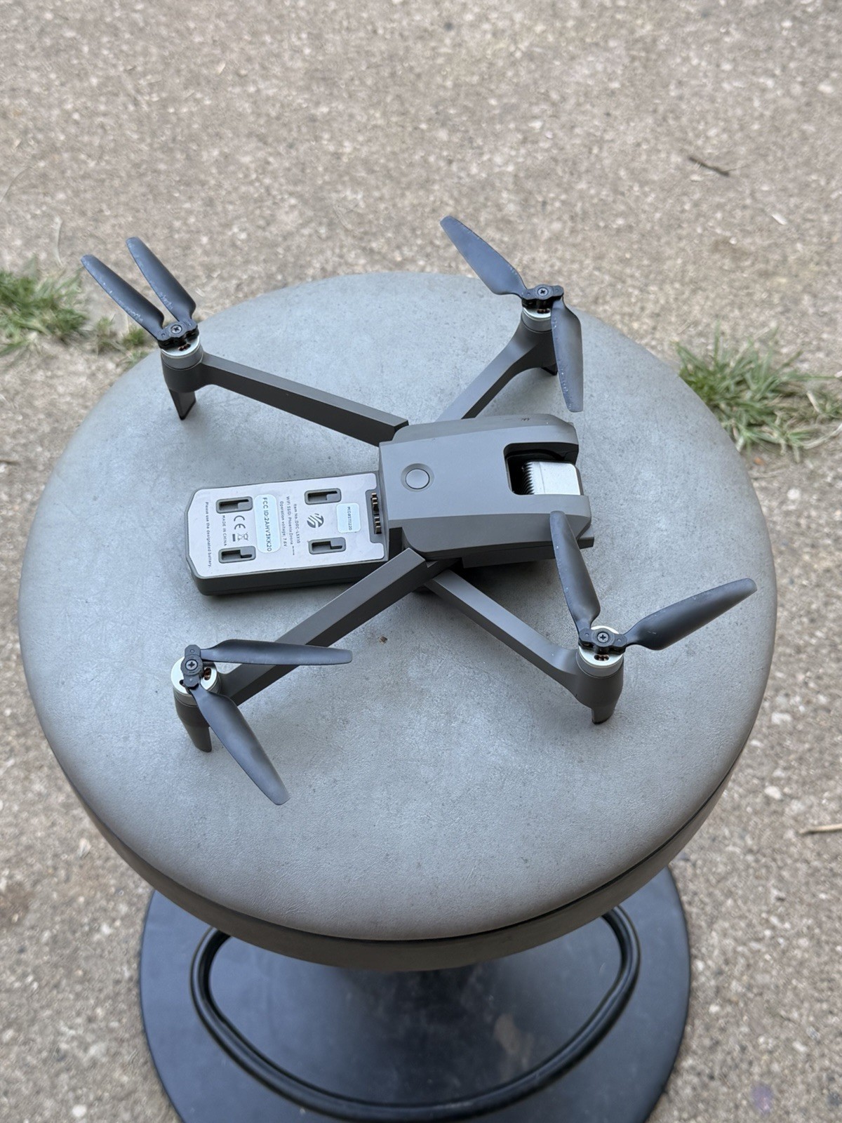 PHoeniX DRC-LSX10 GPS Foldable HD Camera Quadcopter Drone, Hobby Grade, Gray