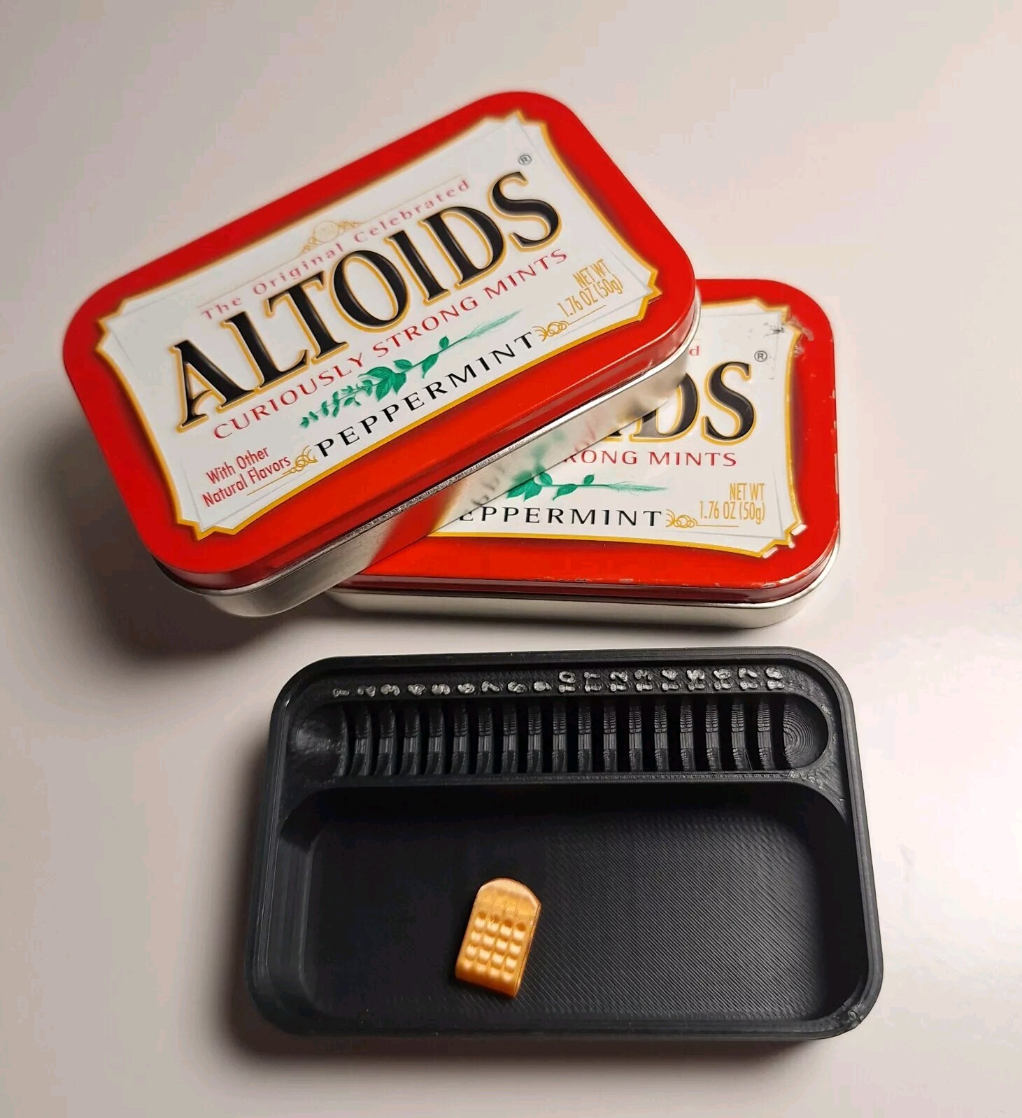 Deluxe MicroSD Card Organizer Storage - Altoids Tin Case Insert - Micro SD +