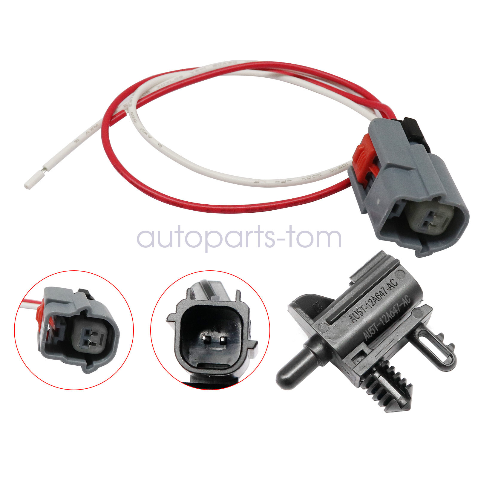 For Ford Explorer 2011-2020 Ambient Temp Air Temperature Sensor & Connector New
