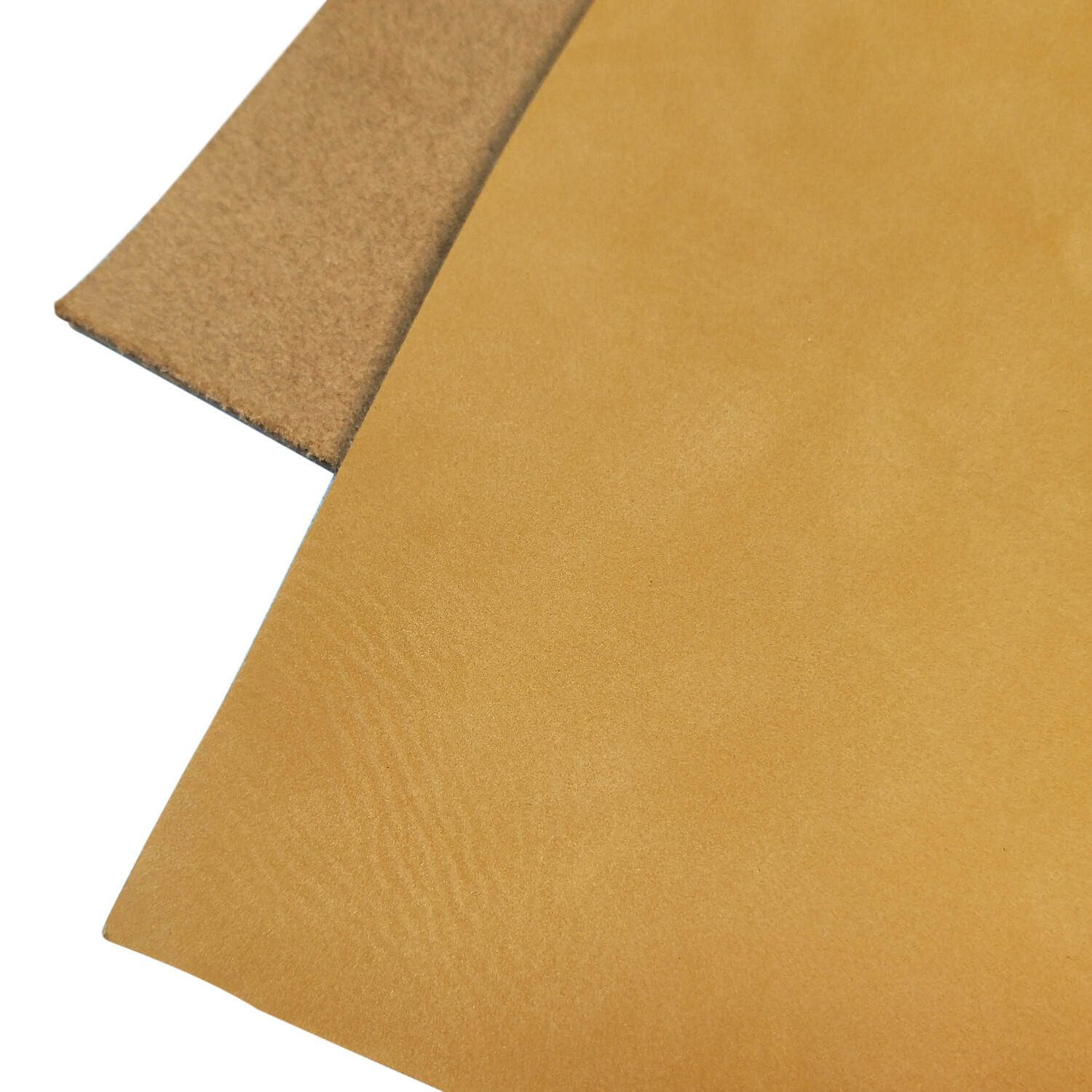 5-6OZ Yellow Gold Head Brushed Genuine Cowhide Leather Sheets Multi-size