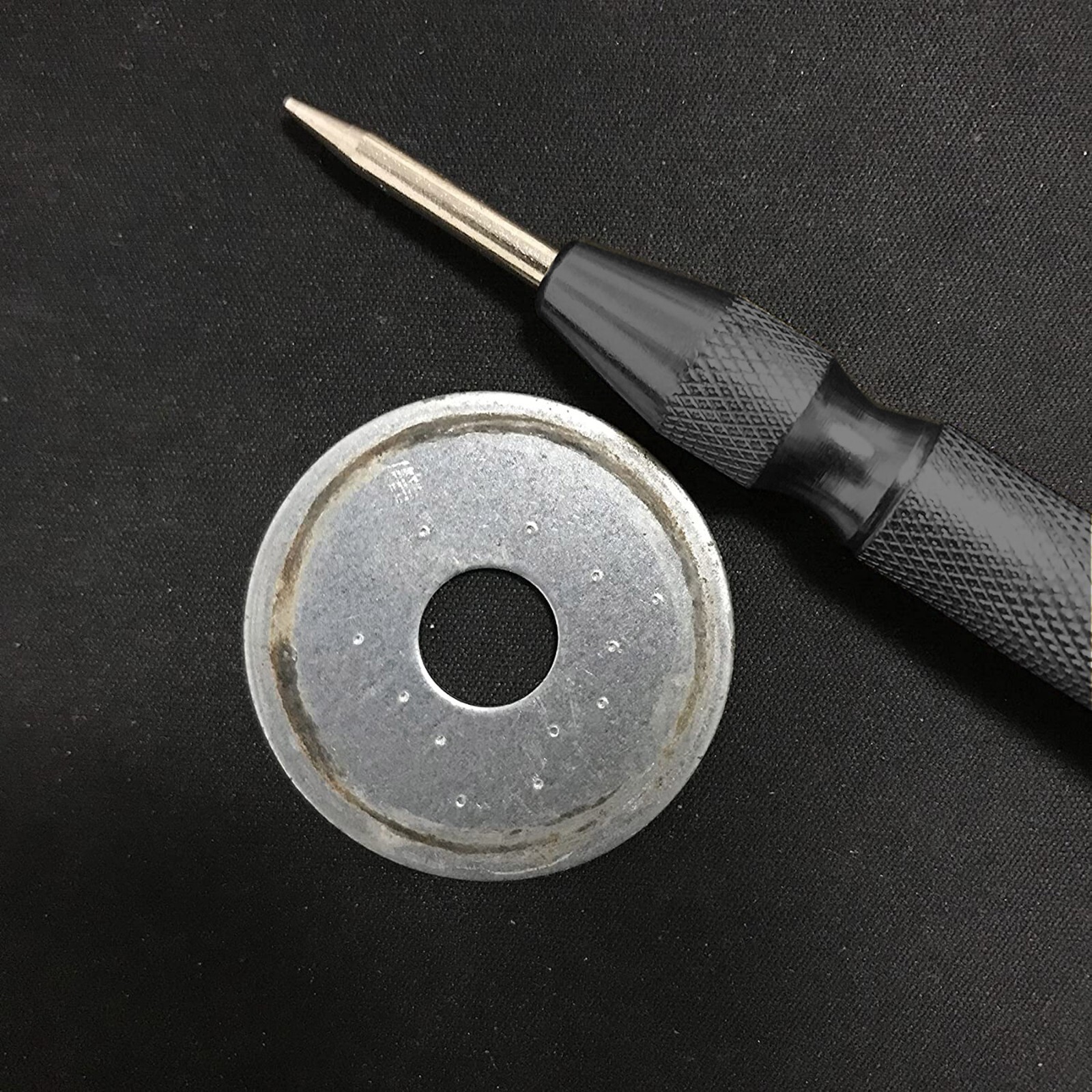 2PCs Automatic Center Punch Strikes Surface Hammer Spring Loaded Window Breaker