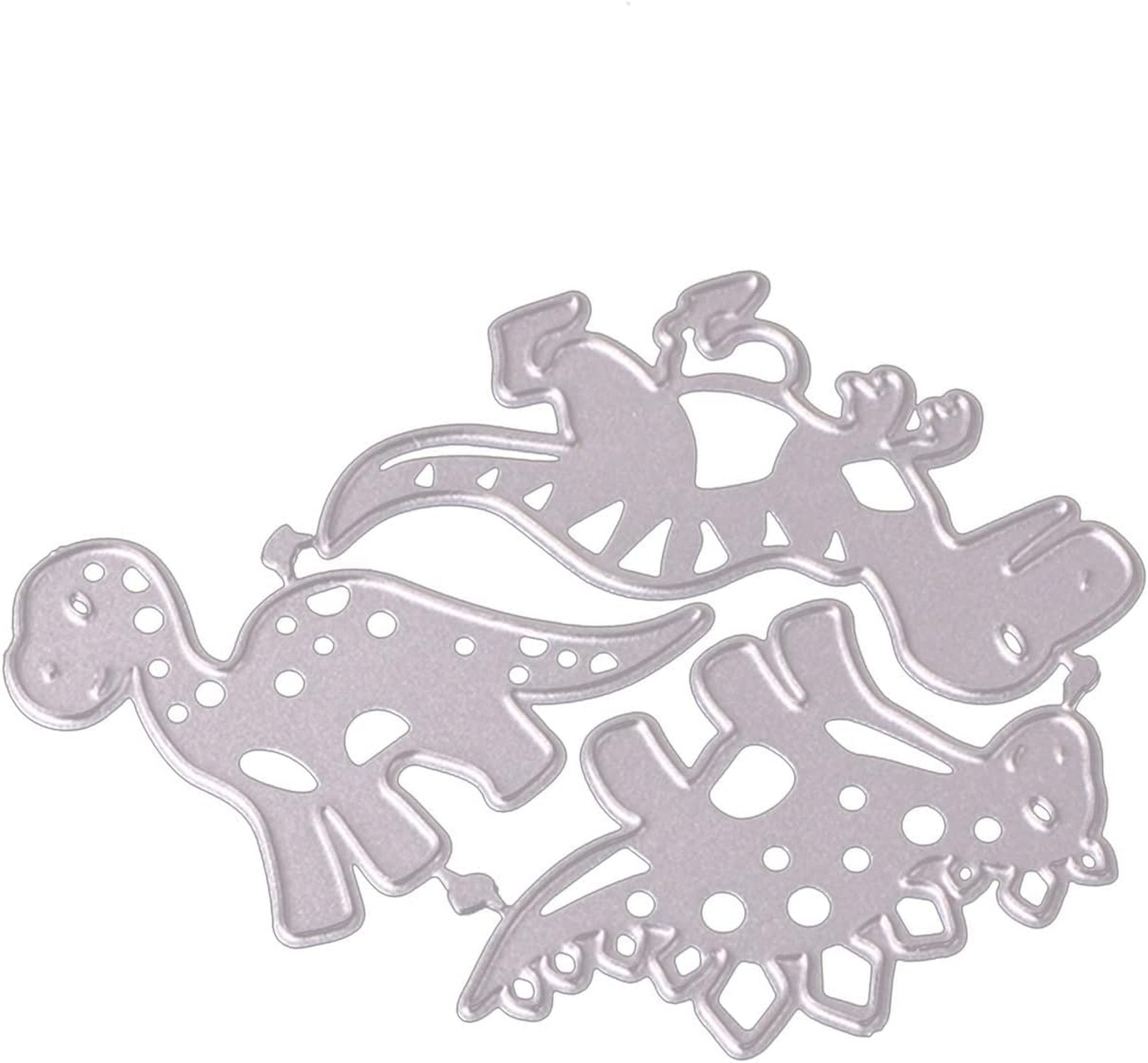 Catoon Dinosaur Die Cut for Card Making, Dinosaur Metal Cutting Dies Congratu...