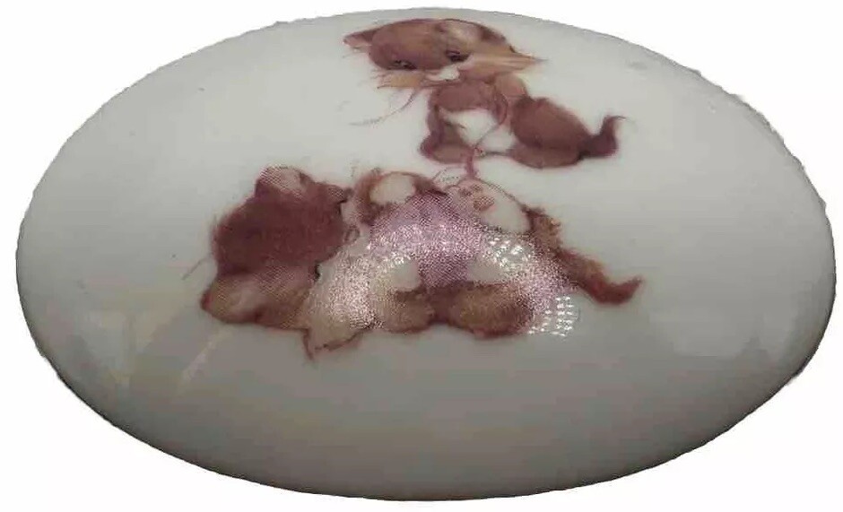 Cuddly Kittens Trinket Box Japan 3”