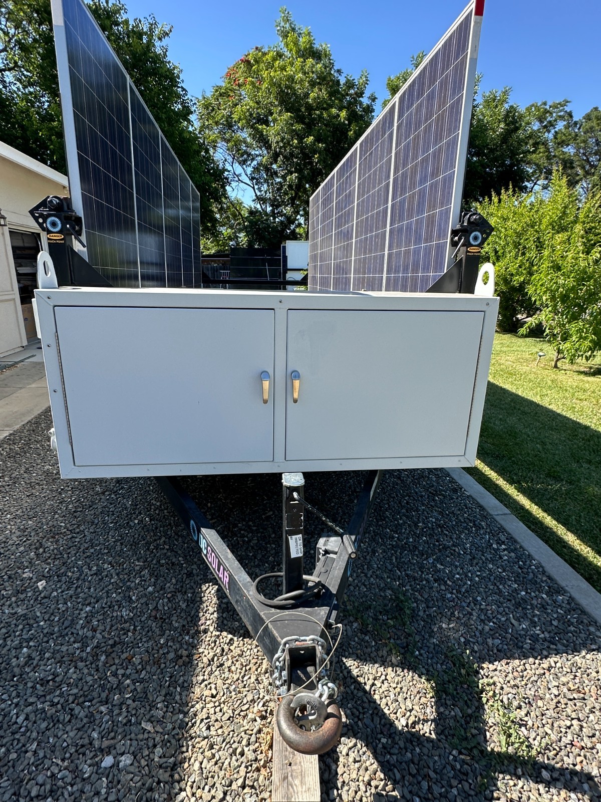 DC Solar Trailer - 2,400W