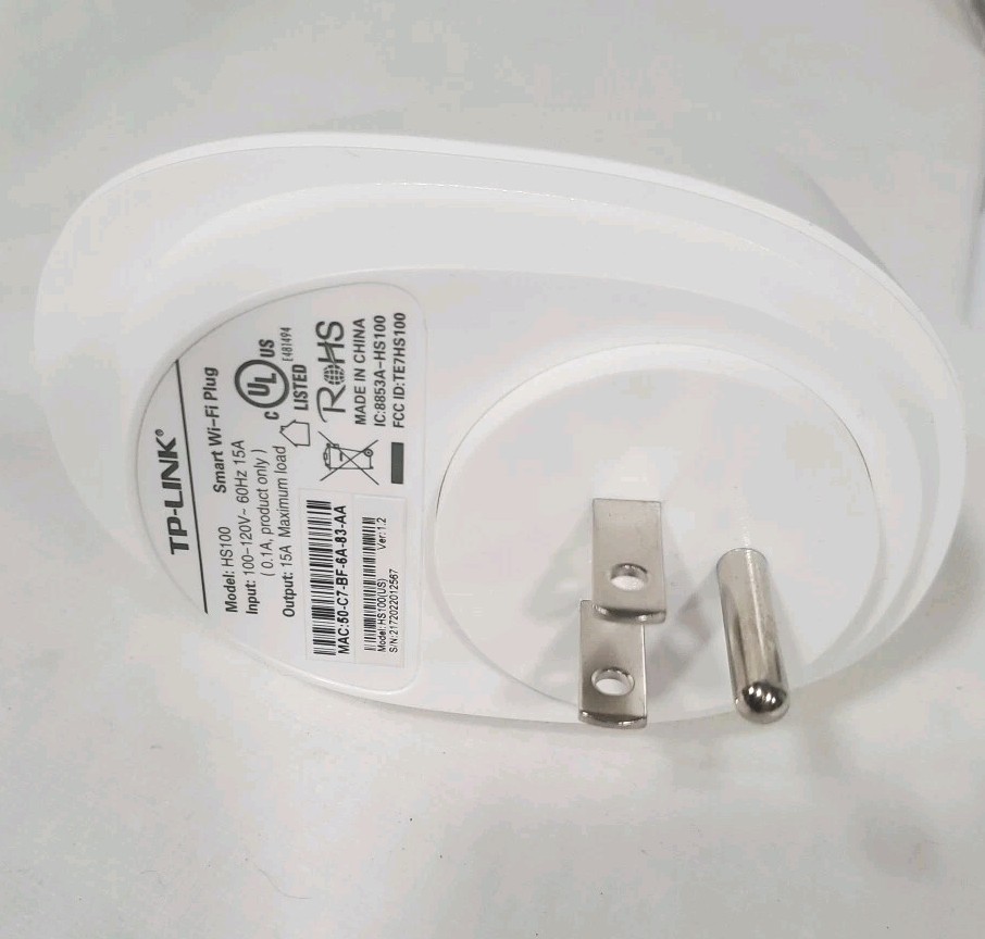 TP-Link Smart Wi-Fi Plug Model HS100 Control From Anywhere NEW Open Box
