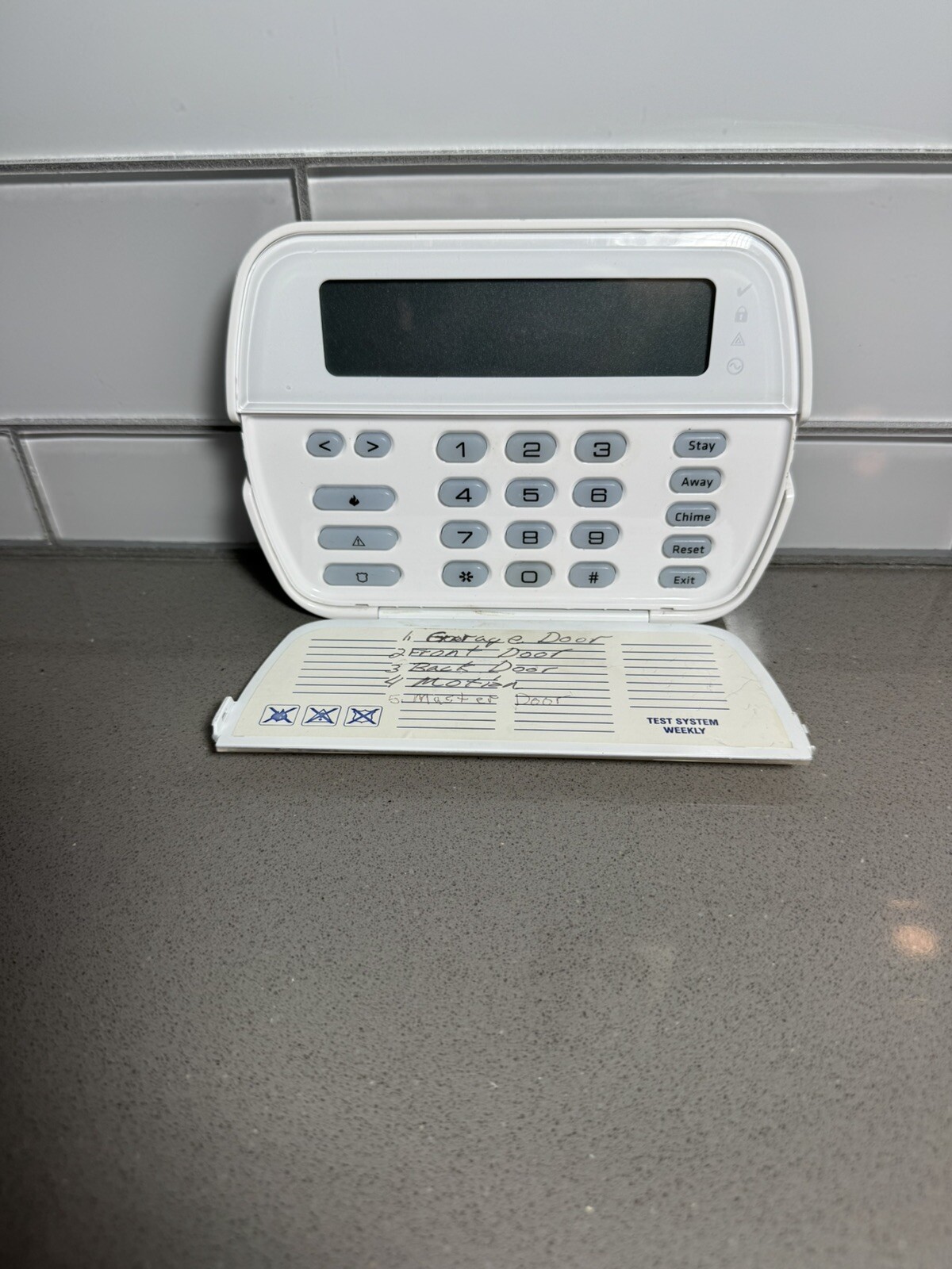 DSC RFK5501 Keypad (Tested)
