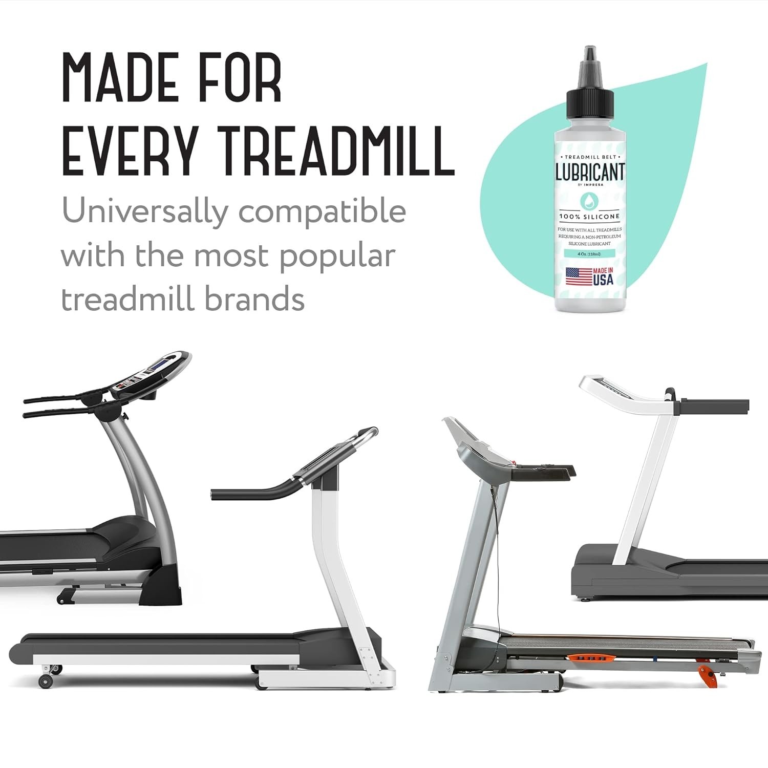 4oz Easy Application Treadmill Lubricant - Enhance Performance & Longevity