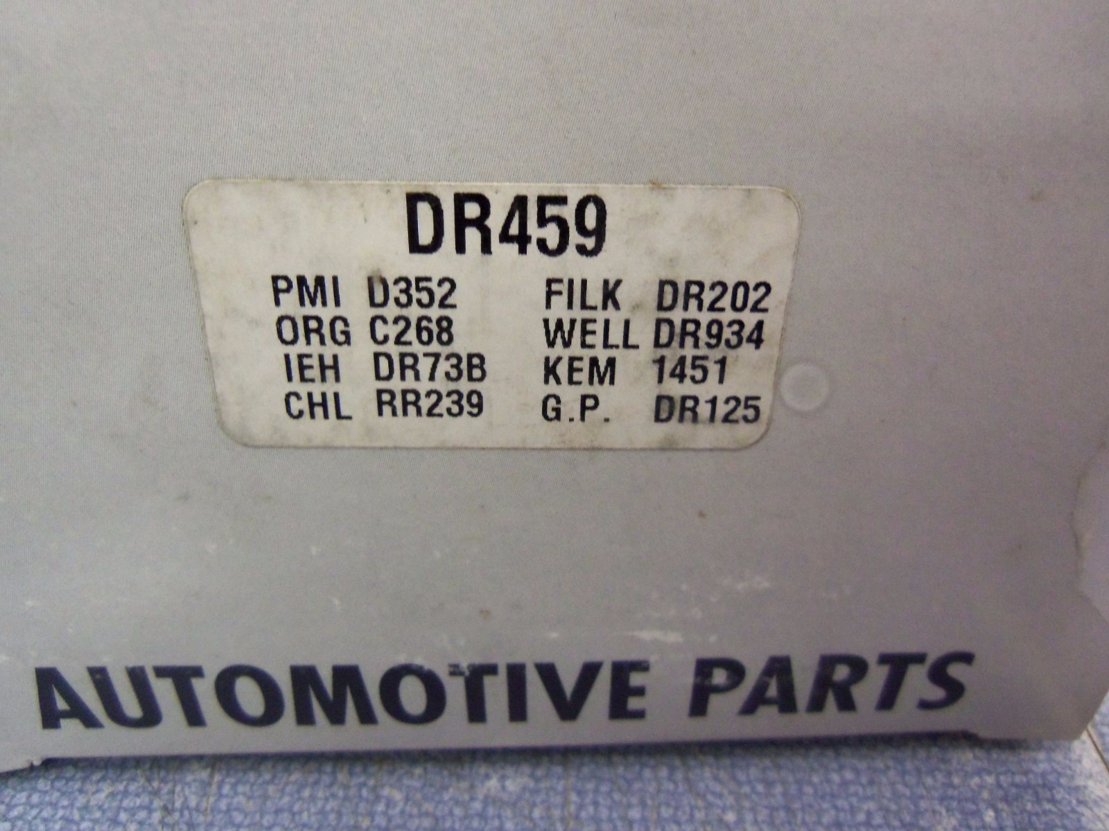 Filko DR-202 DR-459 Distributor Cap FAST Free Shipping!!!