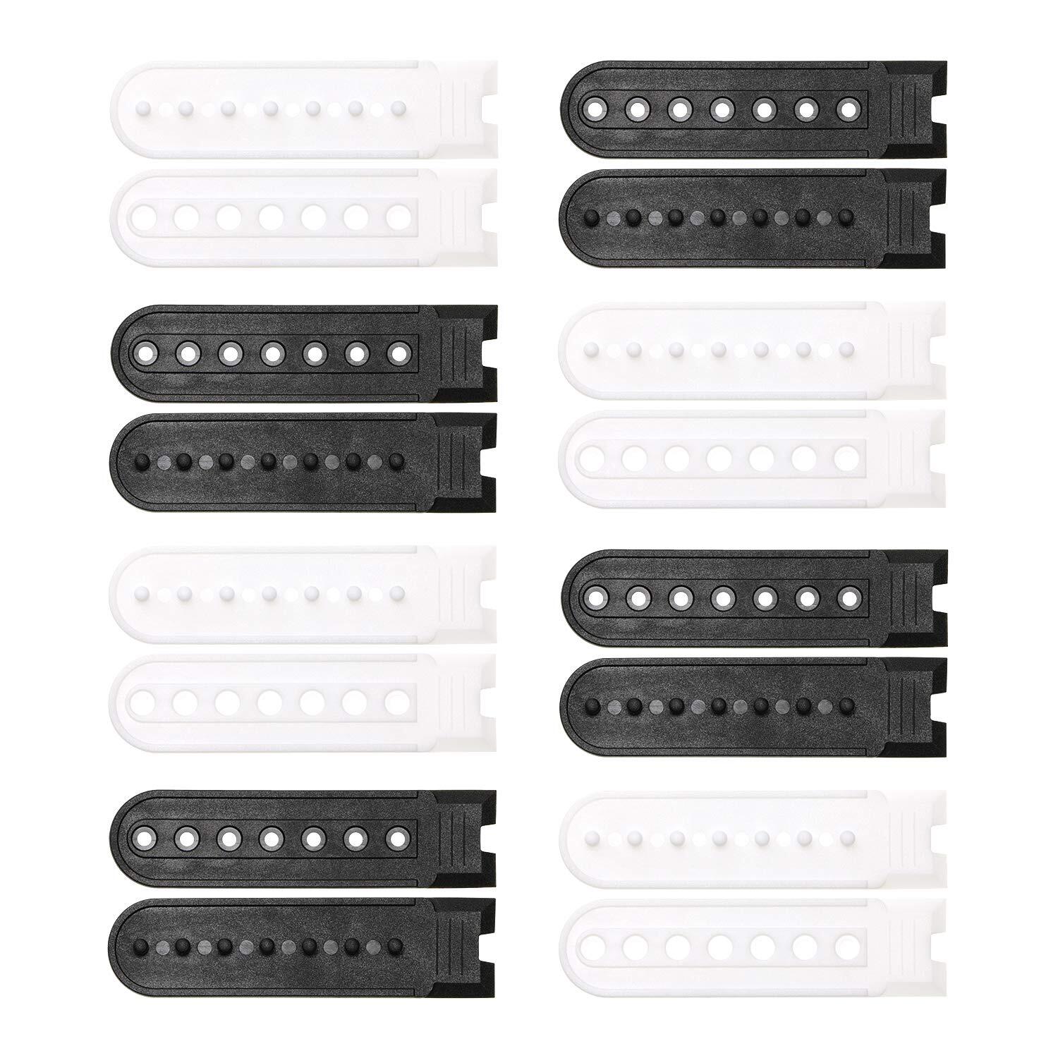 8 Pairs Plastic Snapback Strap with 7 Holes Hats Caps Replacement Fastener