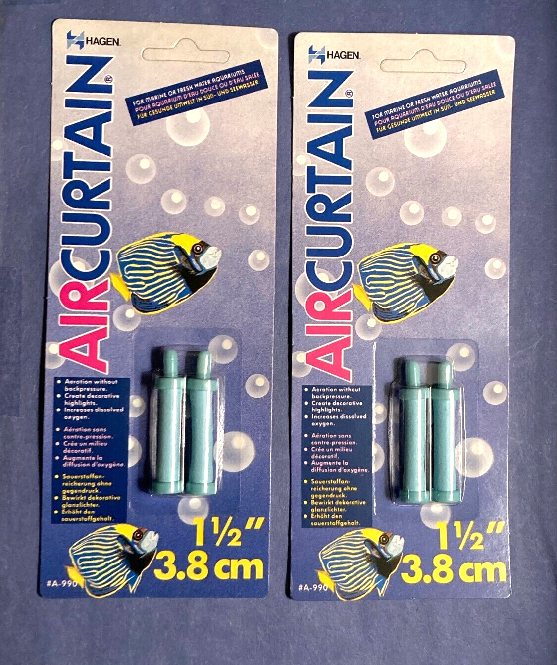NOS-2 Hagen Aquarium Fish Tank Air Curtain PACKS-FREE SHIP