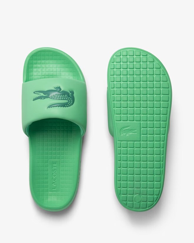 Lacoste Serve Slide 1.0 Mens Slippers Green  ✅Multiple Sizes ✅Expedited