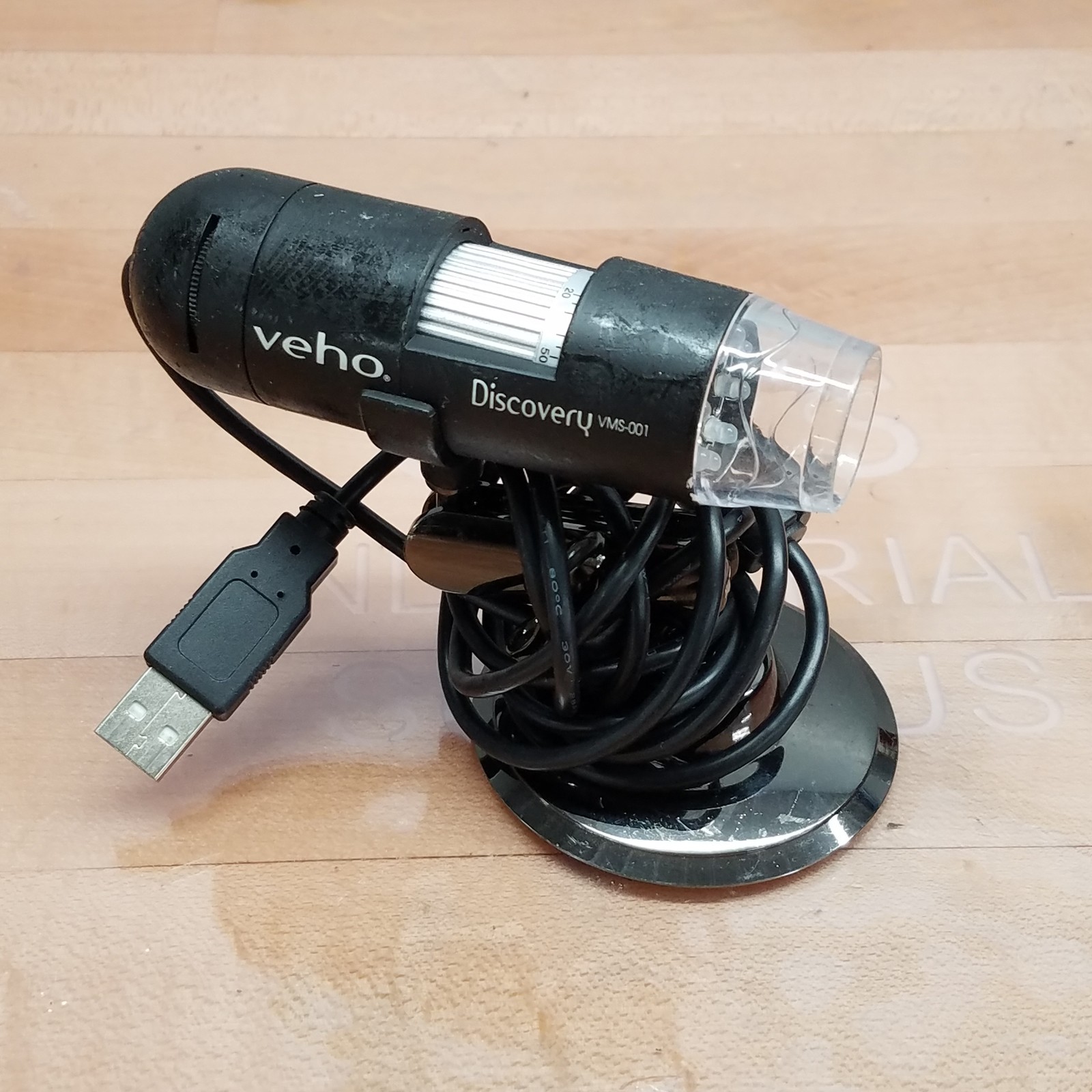 Veho VMS-001 USB Microscope, 1.3MP Cmos Lens, 50/60Hz, 20x-200x Magnification