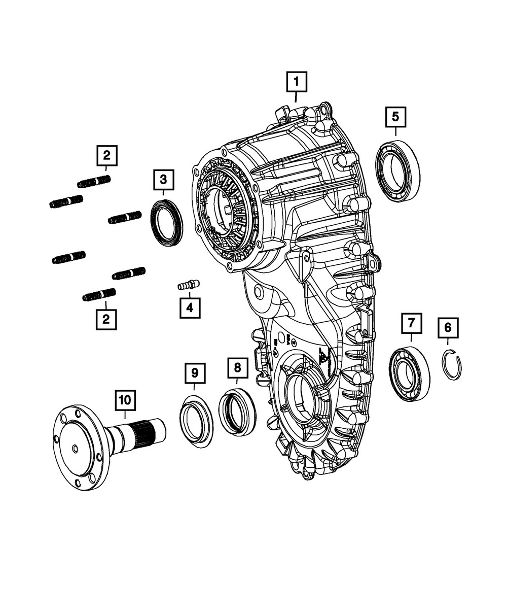 Genuine Mopar Input Seal 68161390AA