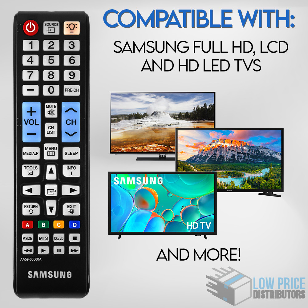 Genuine Samsung AA59-00600A Remote Control w/ Backlight Button UN40EH5000