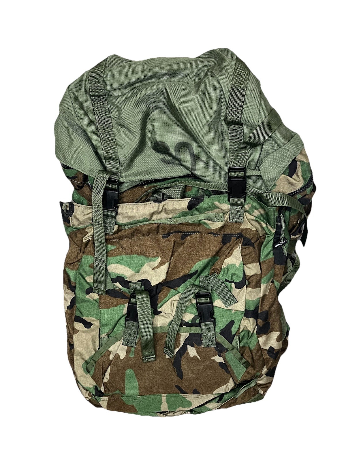 Military Pack Patrol Combat SP0100-96-C-4258-0001 Backpack Woodland Camo NEW