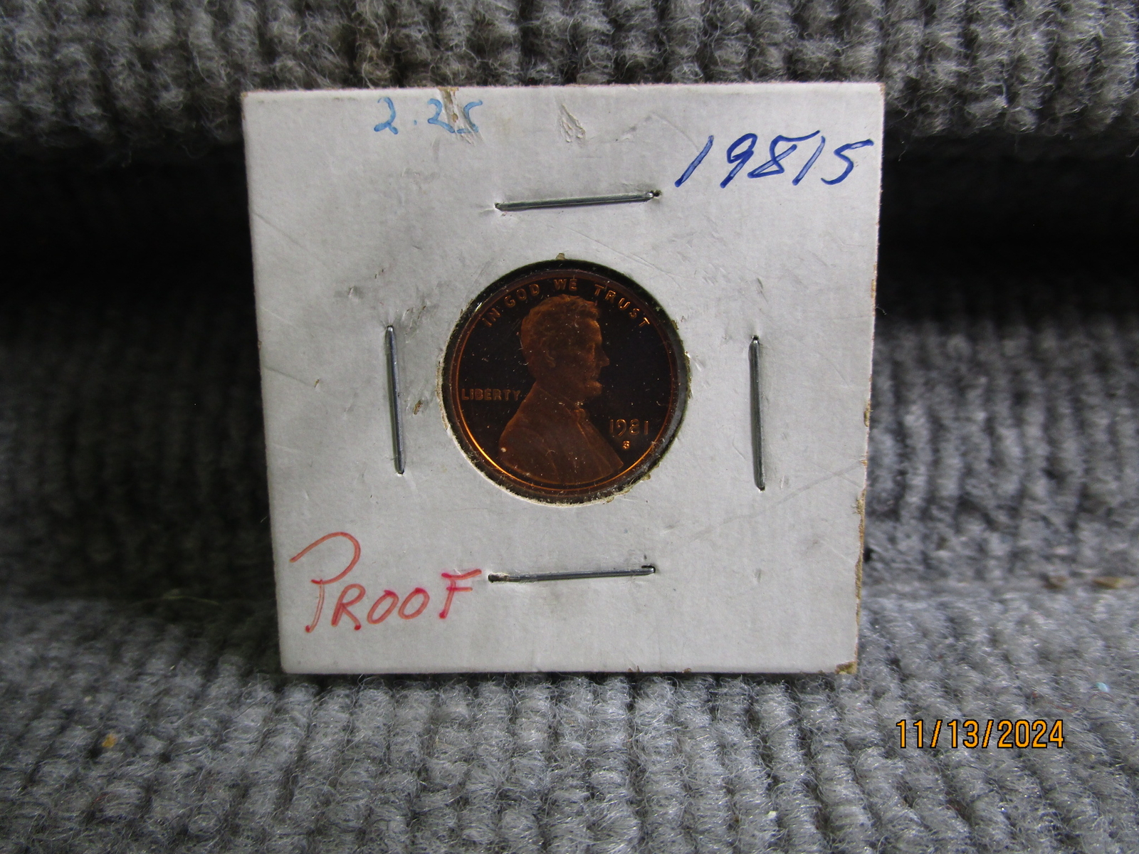 1981 S Penny Proof